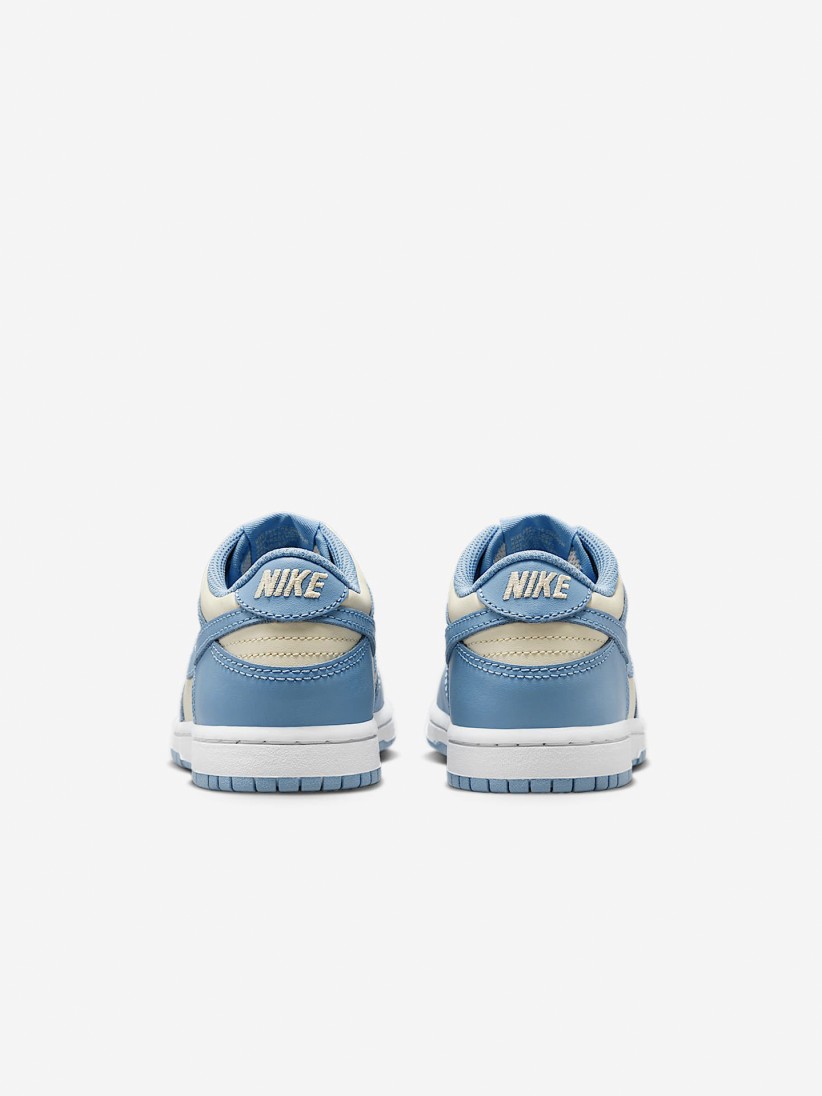Sapatilhas Nike Dunk Low Azuis e Bege Para Criana