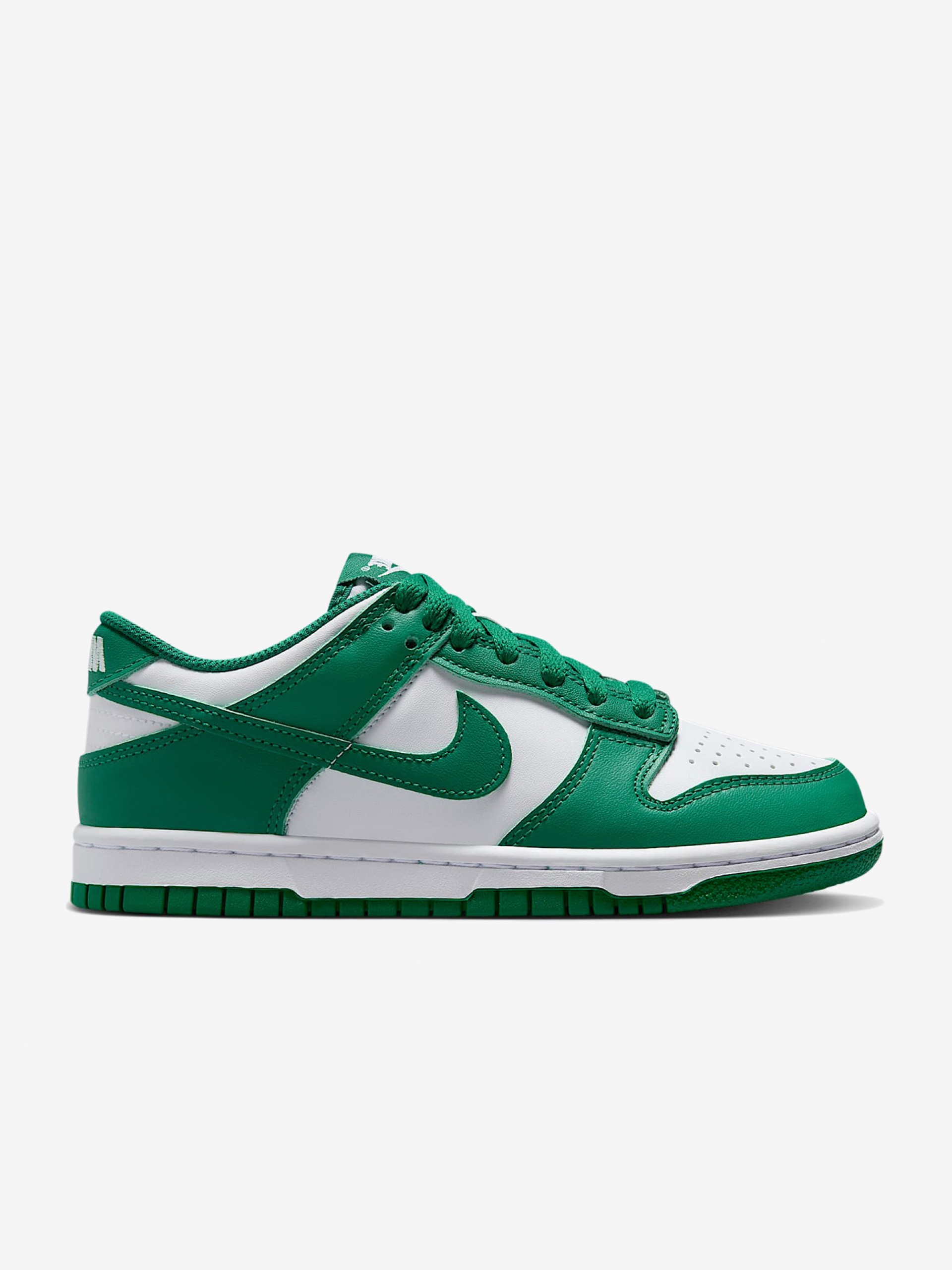 Sapatilhas Nike Dunk Low Verdes e Brancas Júnior