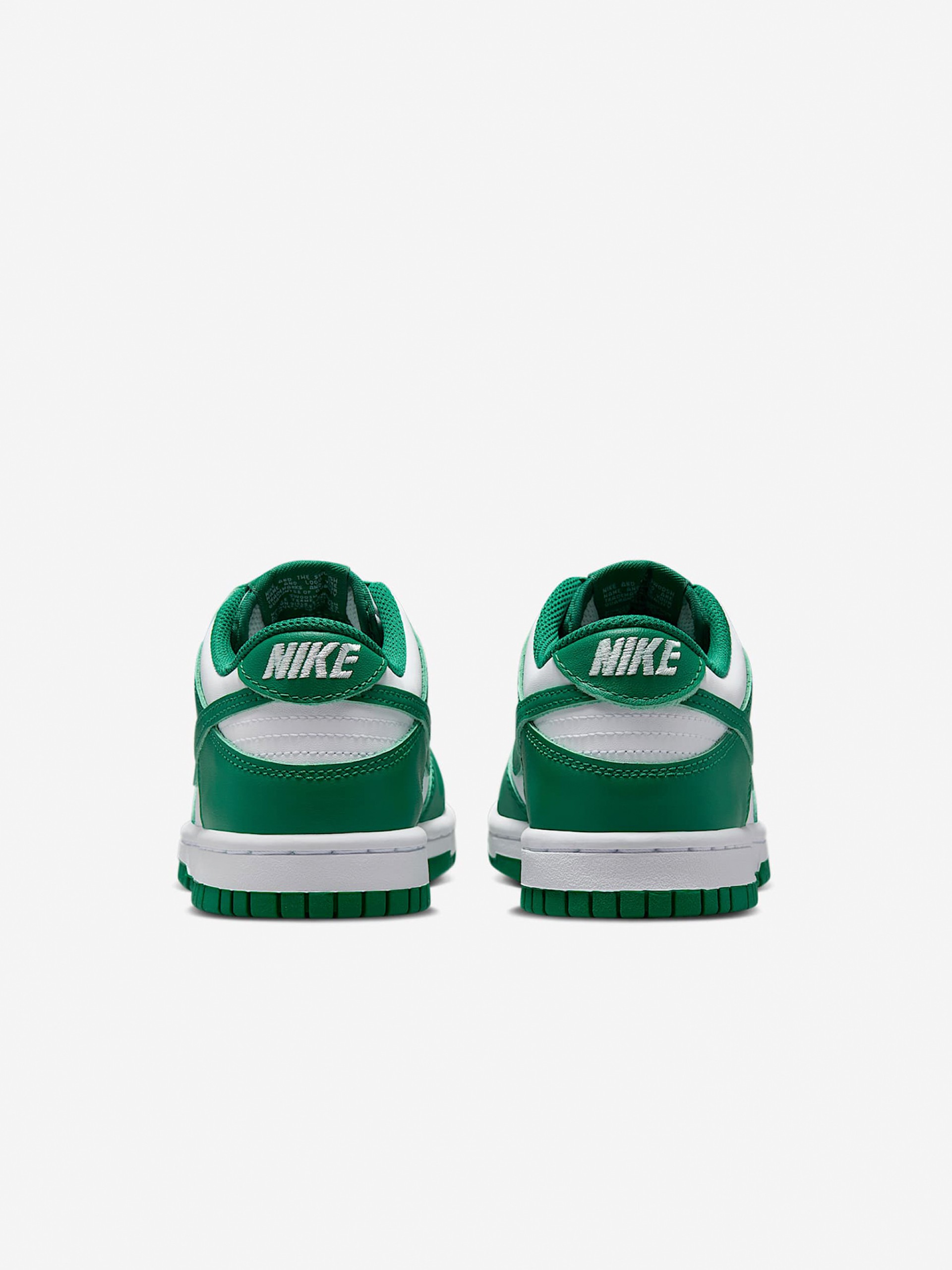 Sapatilhas Nike Dunk Low Verdes e Brancas Júnior
