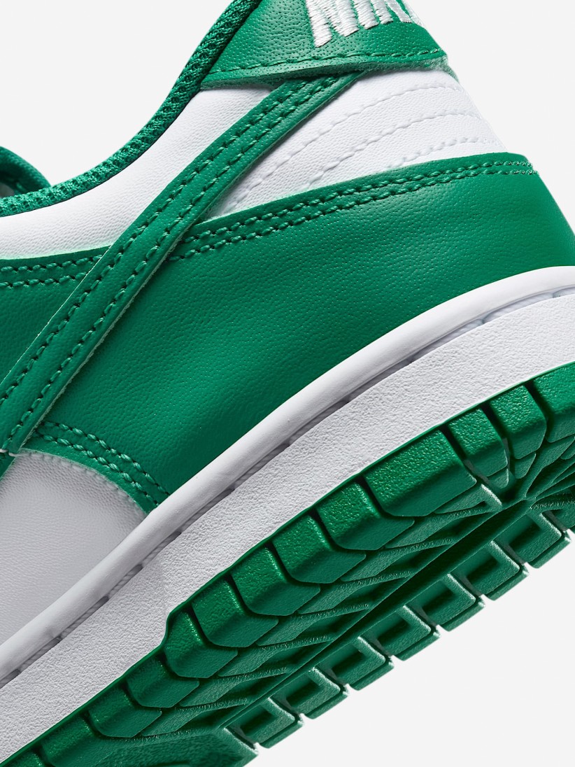 Sapatilhas Nike Dunk Low Verdes e Brancas Jnior