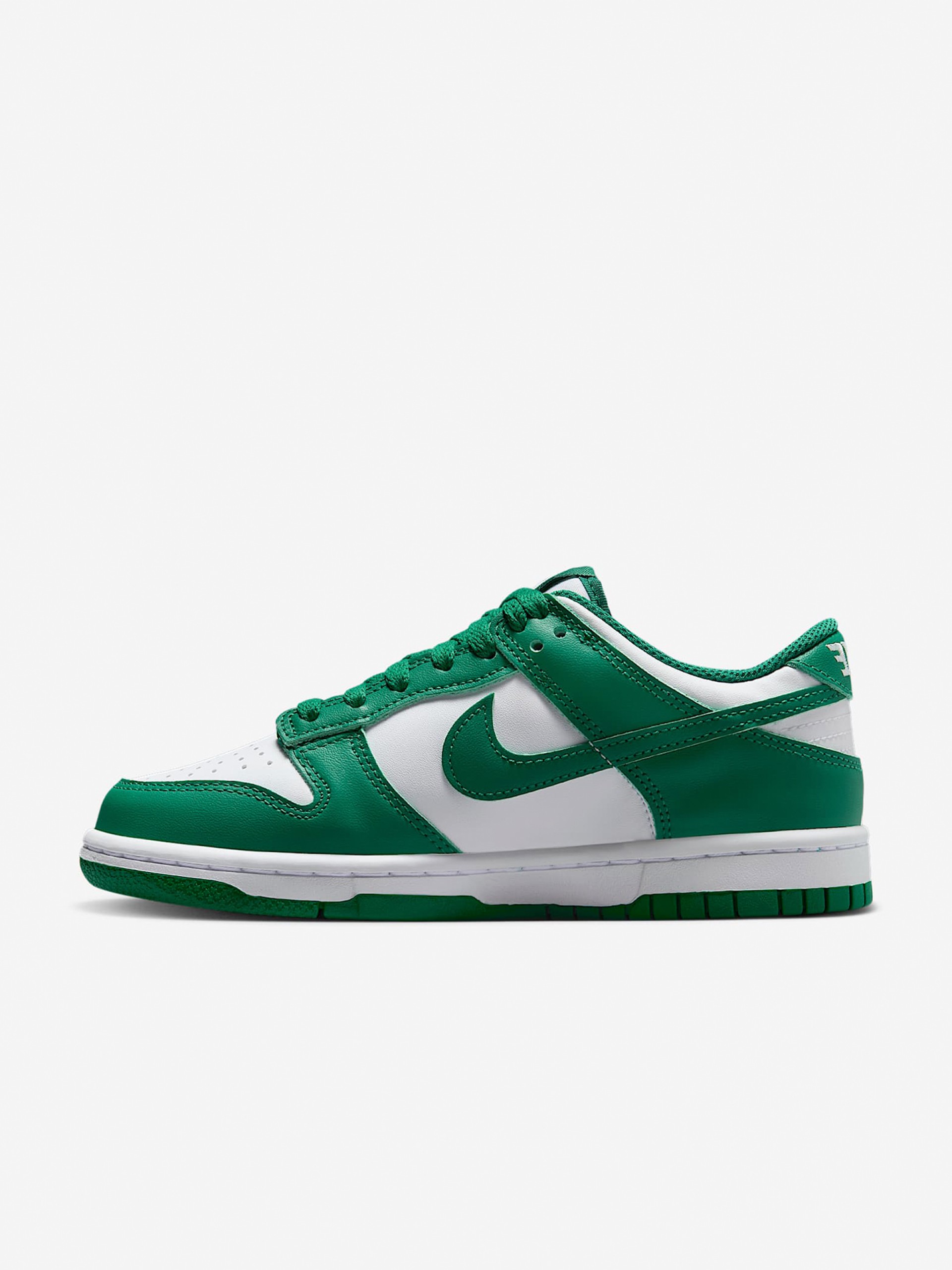 Sapatilhas Nike Dunk Low Verdes e Brancas Júnior