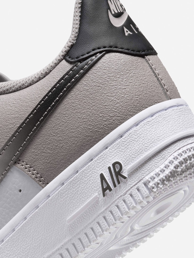 Sapatilhas Nike Air Force 1 Brancas e Cinzentas Para Criana