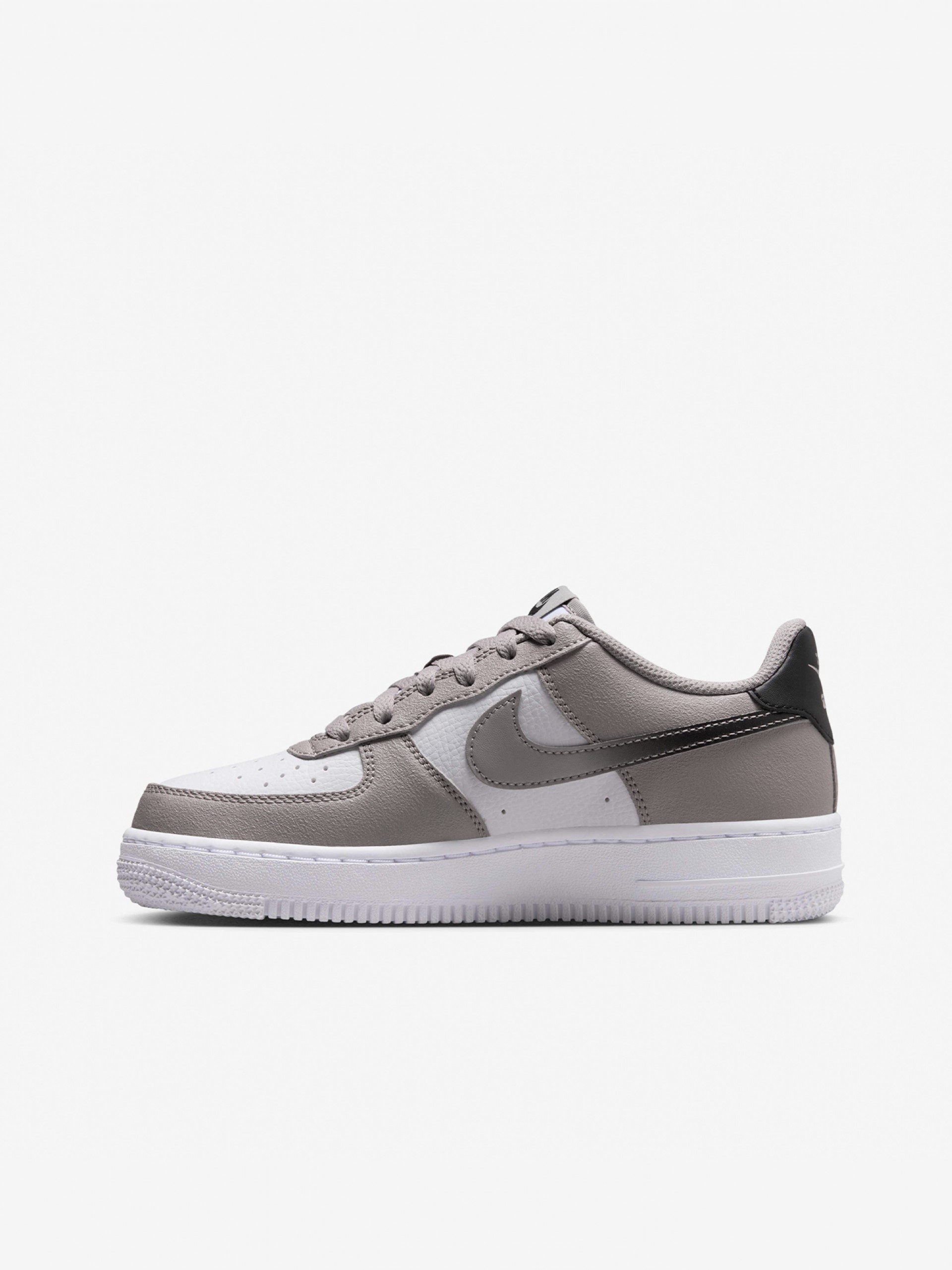 Sapatilhas Nike Air Force 1 Brancas e Cinzentas Para Criança