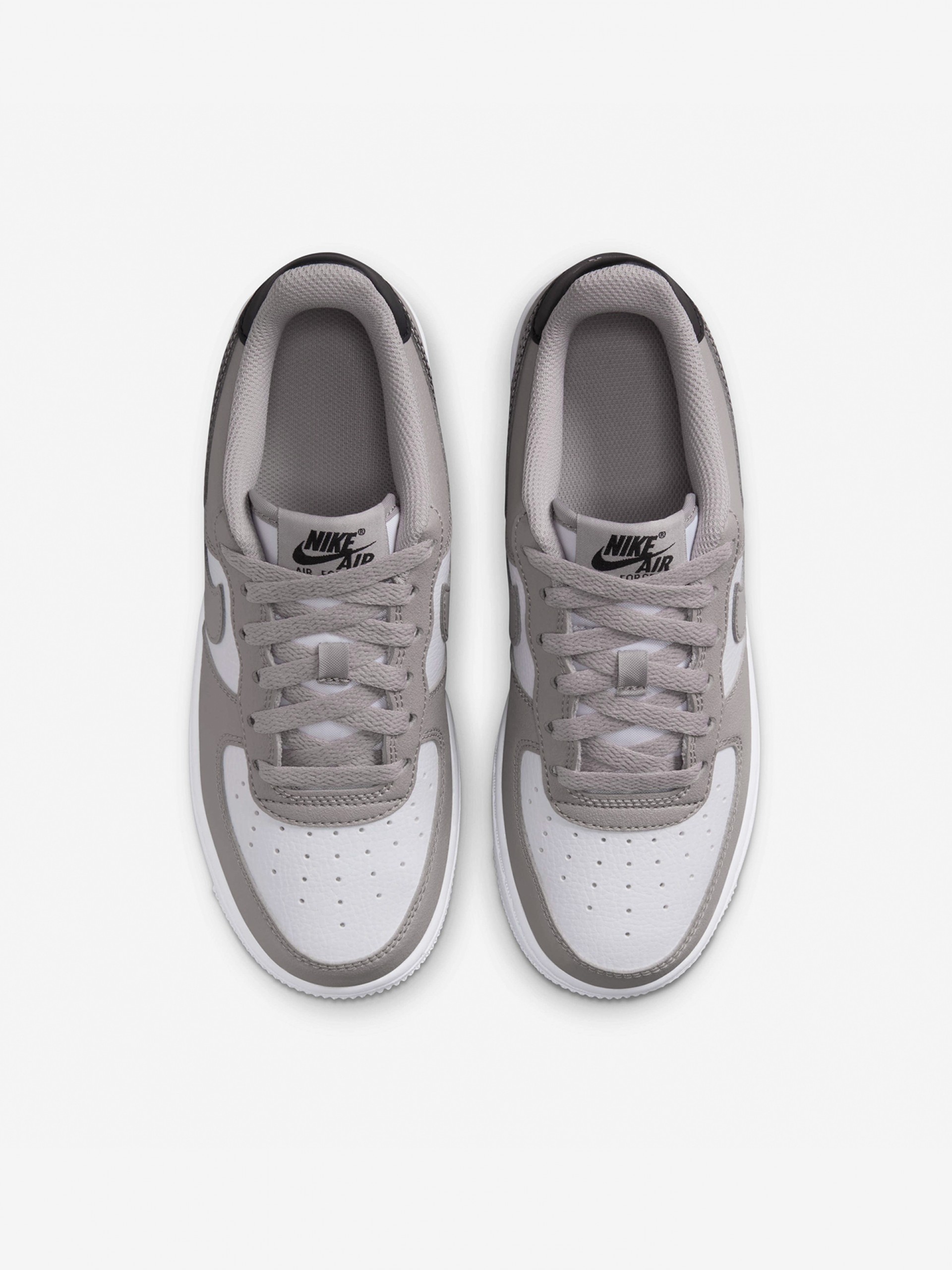 Sapatilhas Nike Air Force 1 Brancas e Cinzentas Para Criança