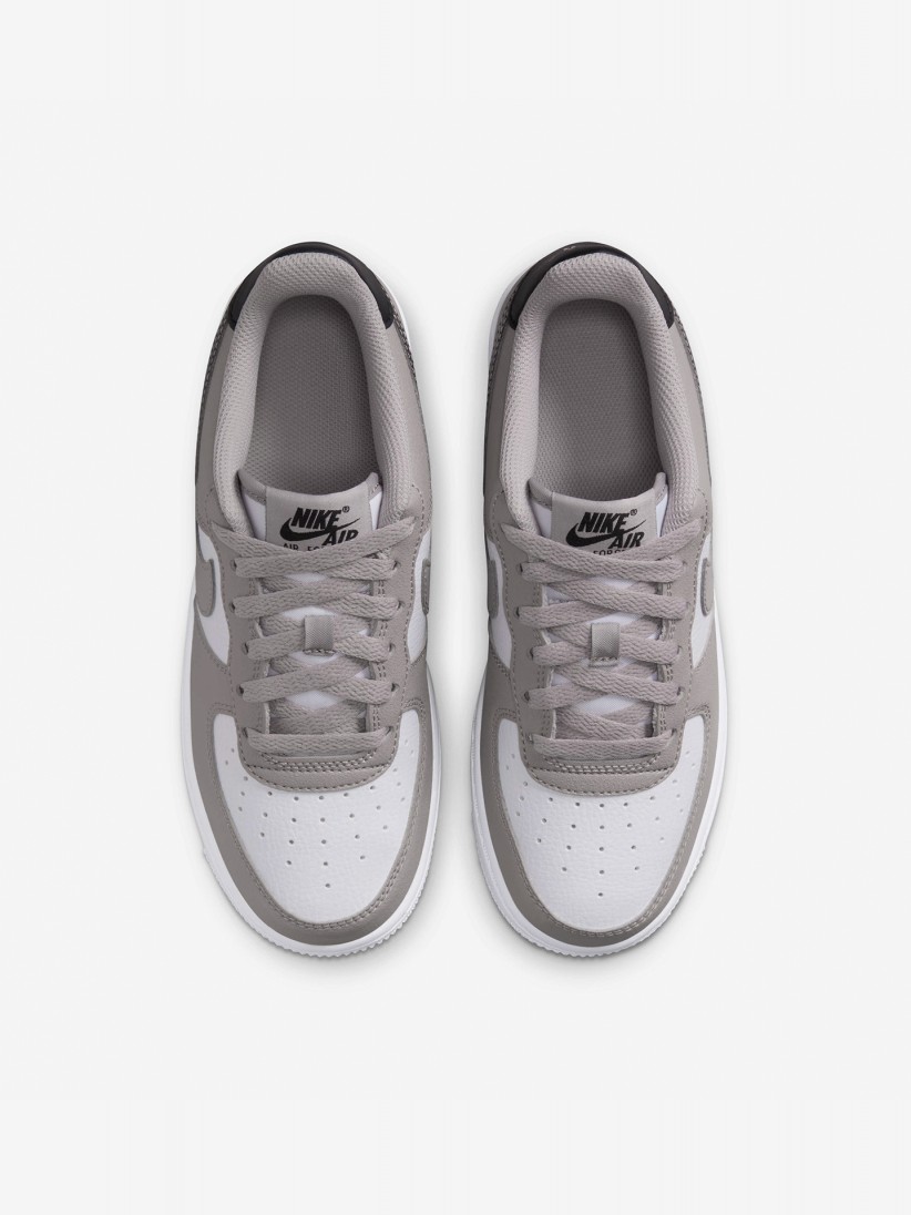Sapatilhas Nike Air Force 1 Brancas e Cinzentas Para Criana