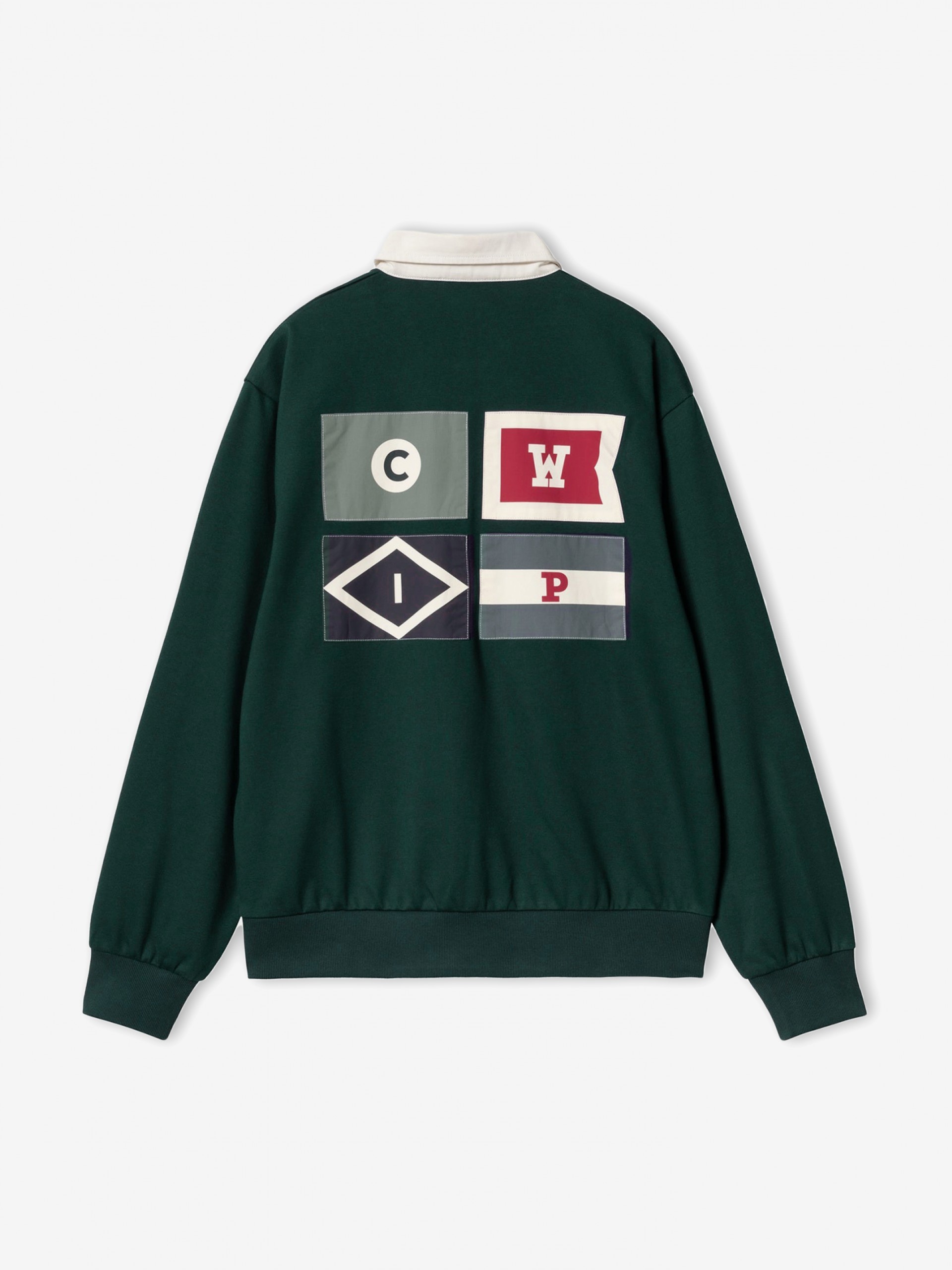 Camisola Carhartt WIP Flags Rugby Verde