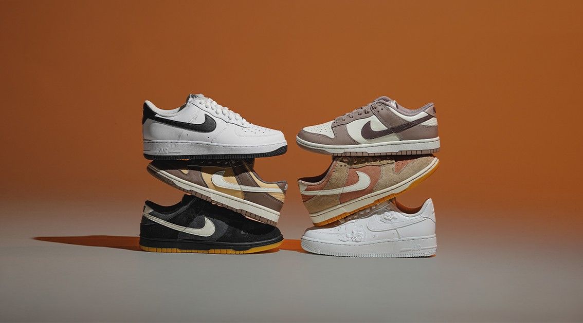 Novos modelos da Nike: Nike Dunk Low e Nike Air Force 1
