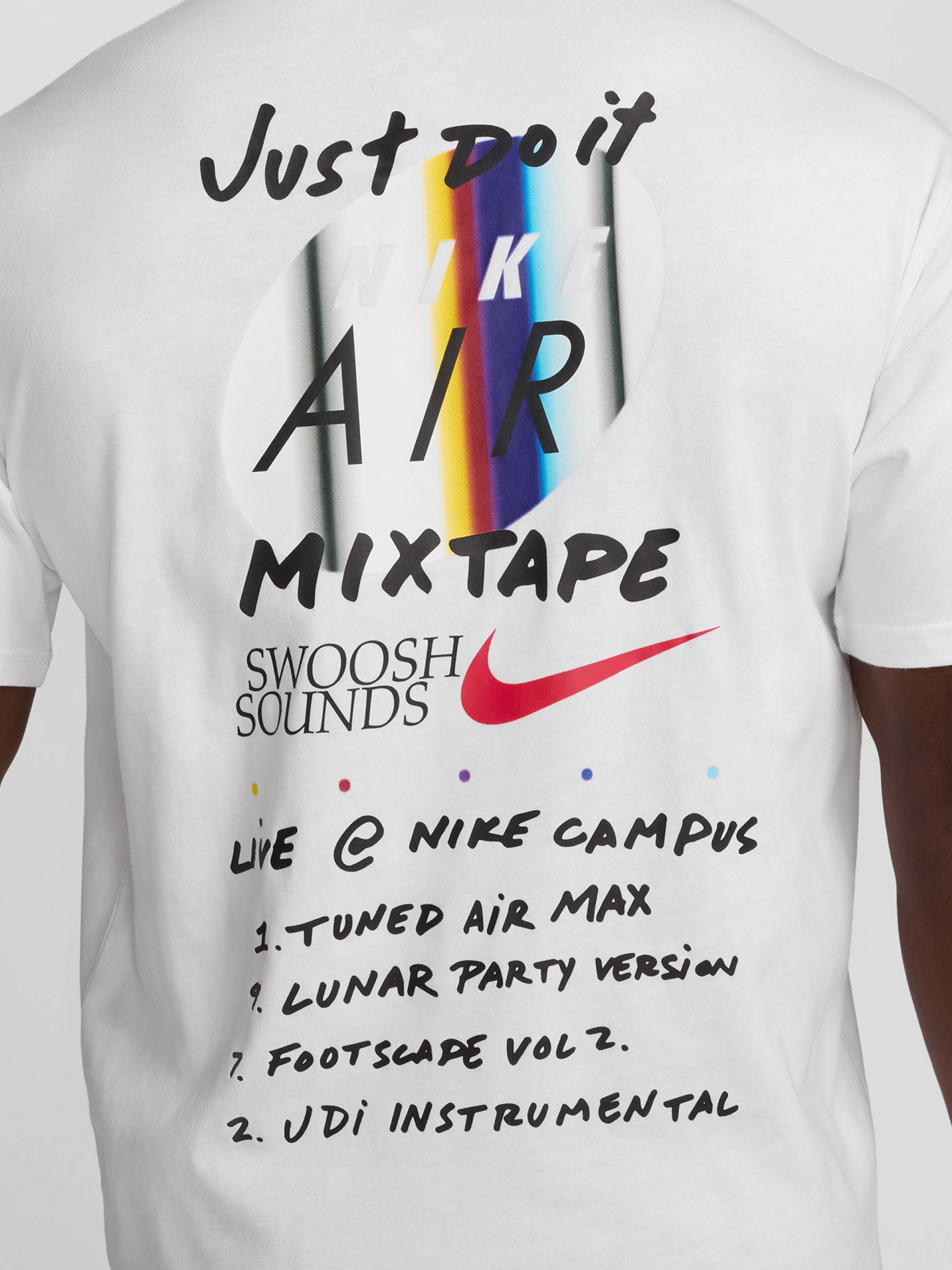 Camiseta Nike M90 Oc Mixtape Blanca Para Hombre
