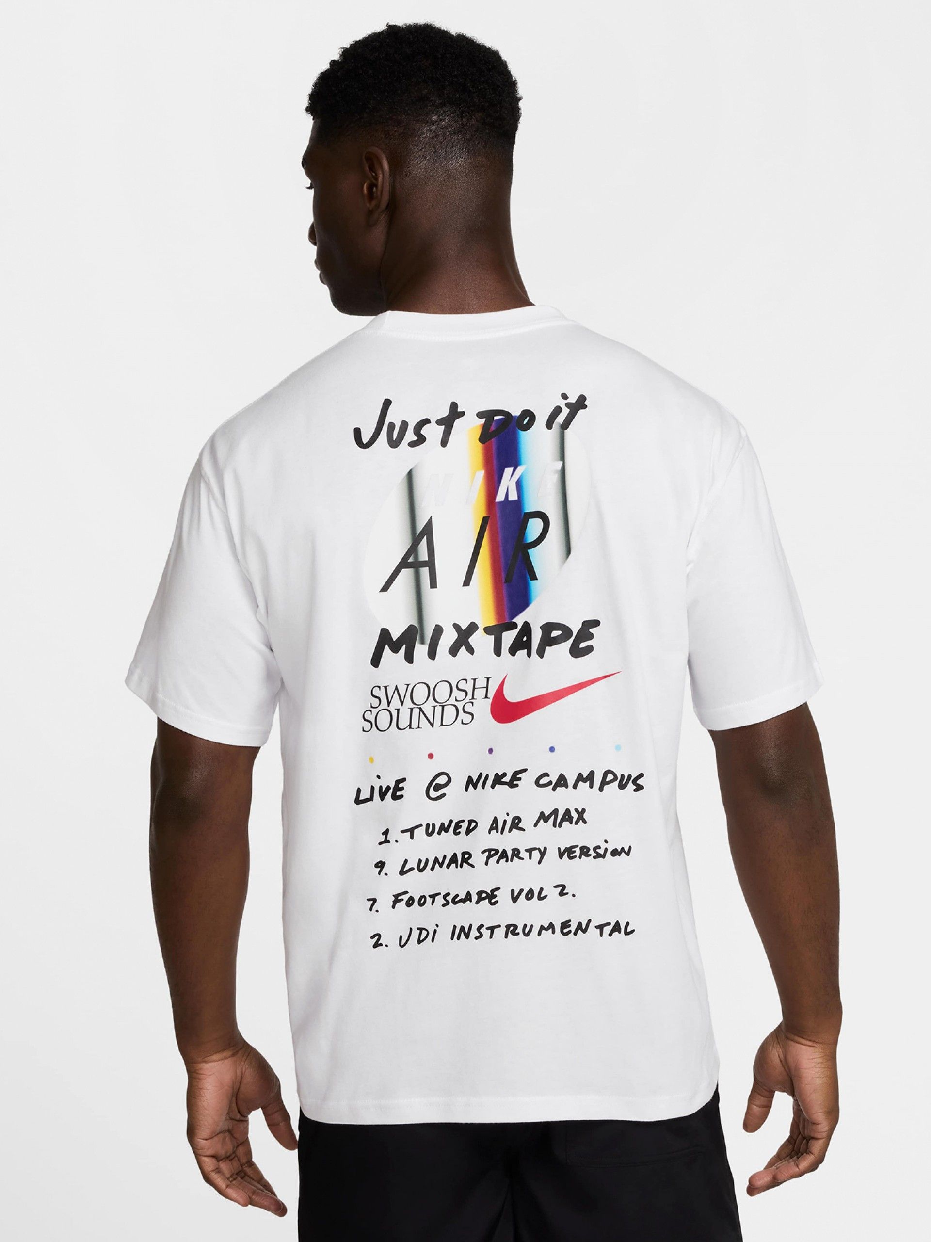 Camiseta Nike M90 Oc Mixtape Blanca Para Hombre