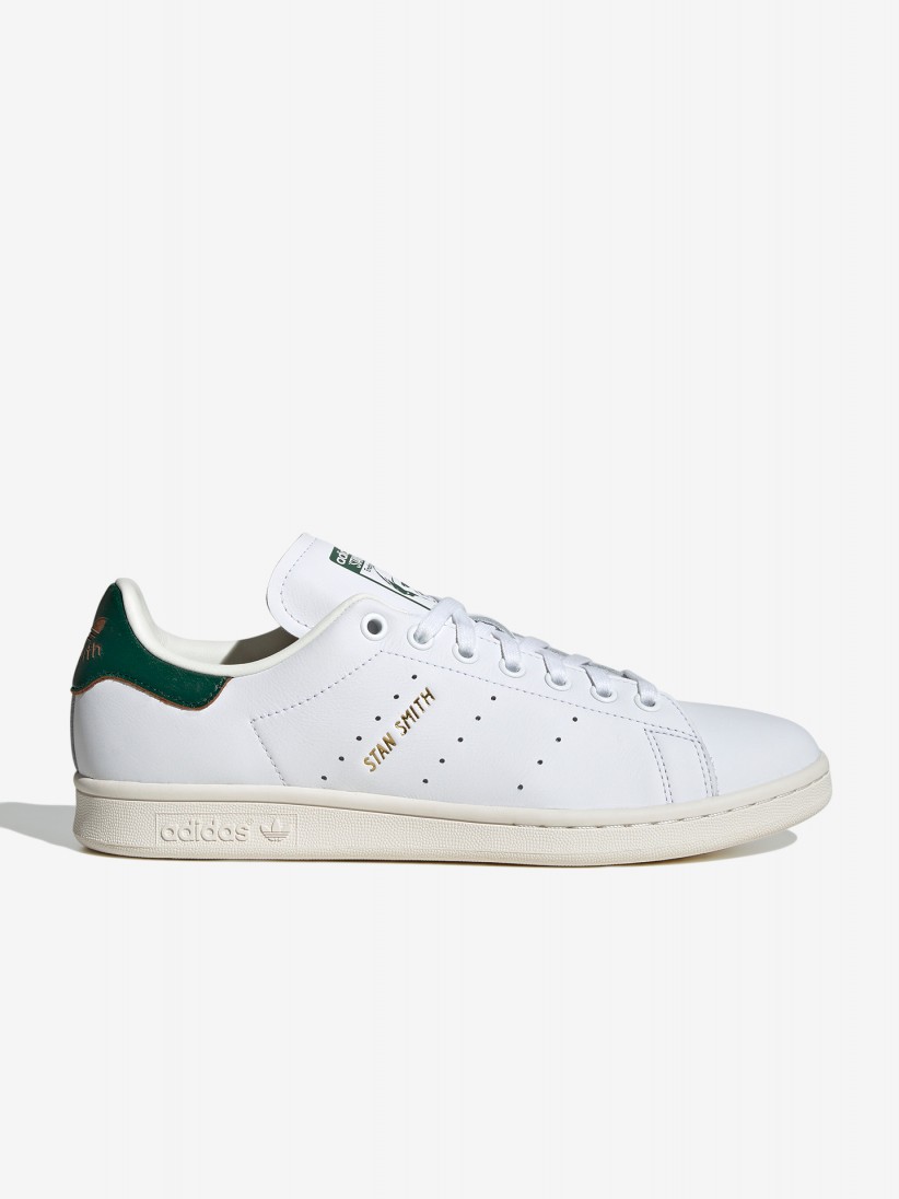 Adidas Stan Smith White and Green Sneakers