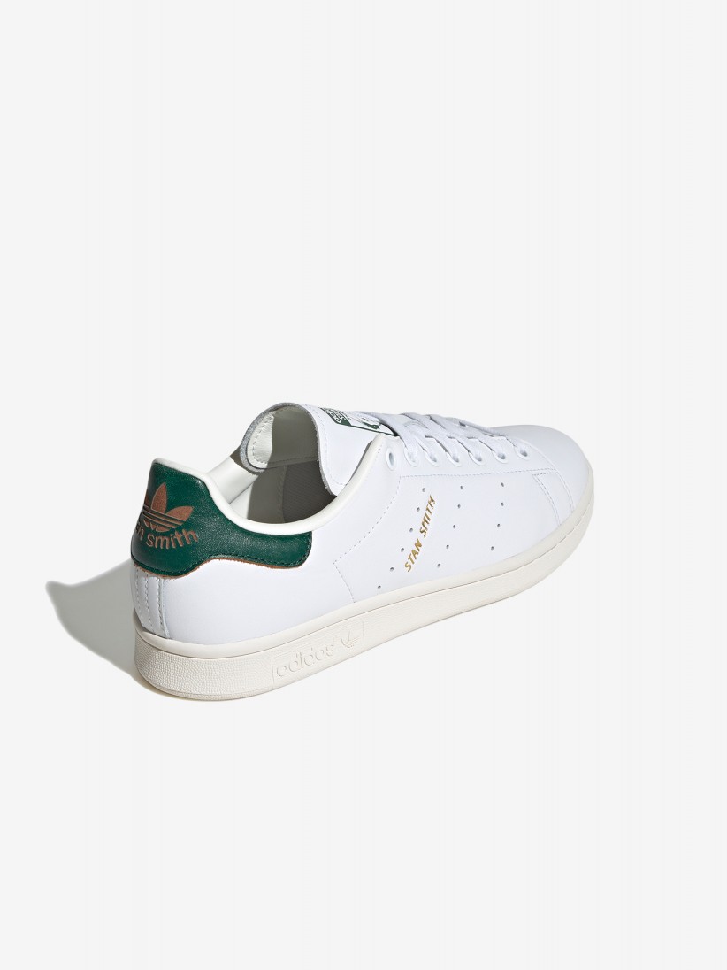 Adidas Stan Smith White and Green Sneakers
