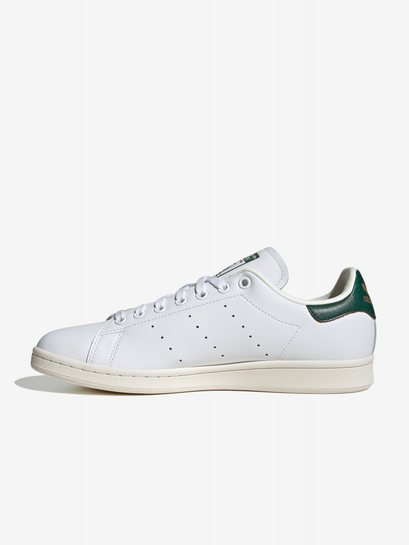 Adidas Stan Smith White and Green Sneakers