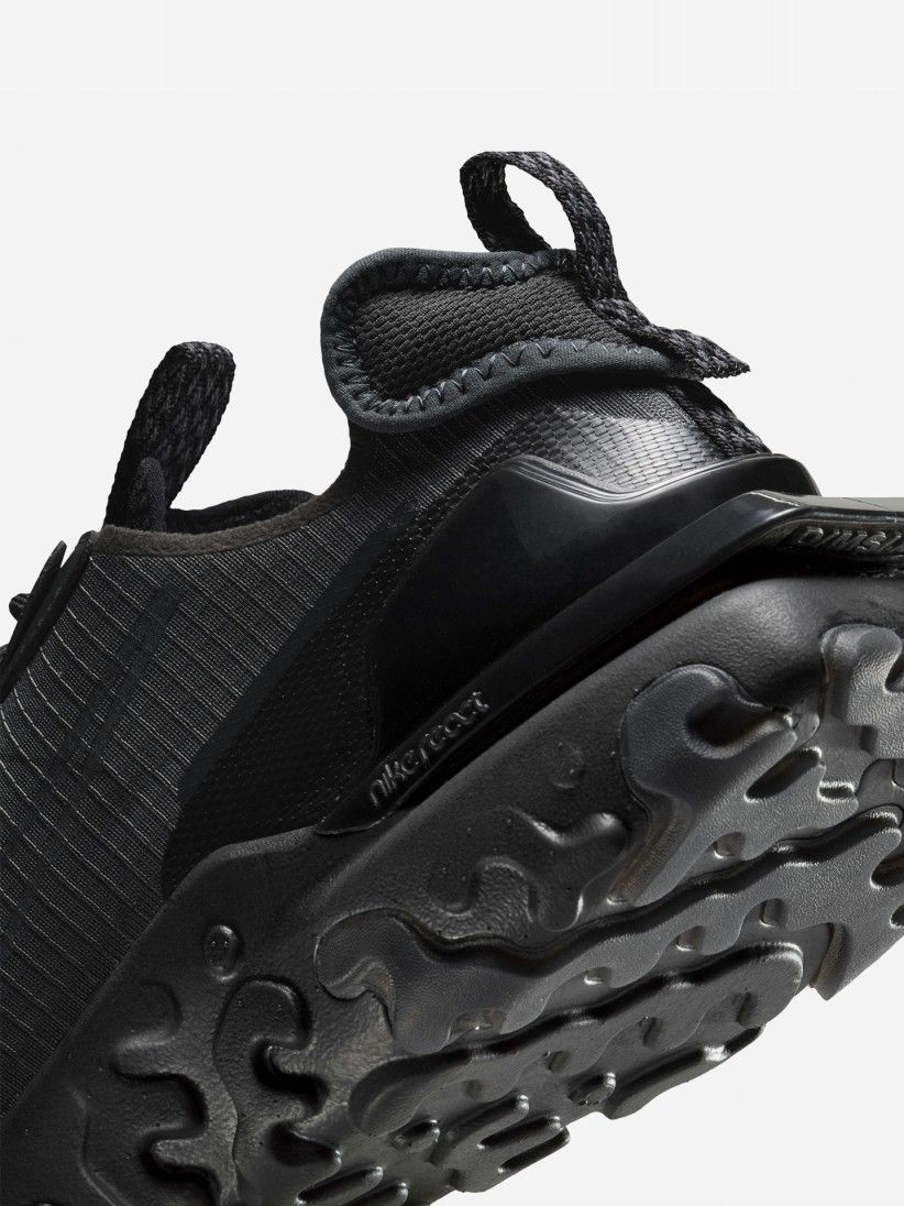 Zapatillas Nike React Vision Grises y Negras Para Hombre