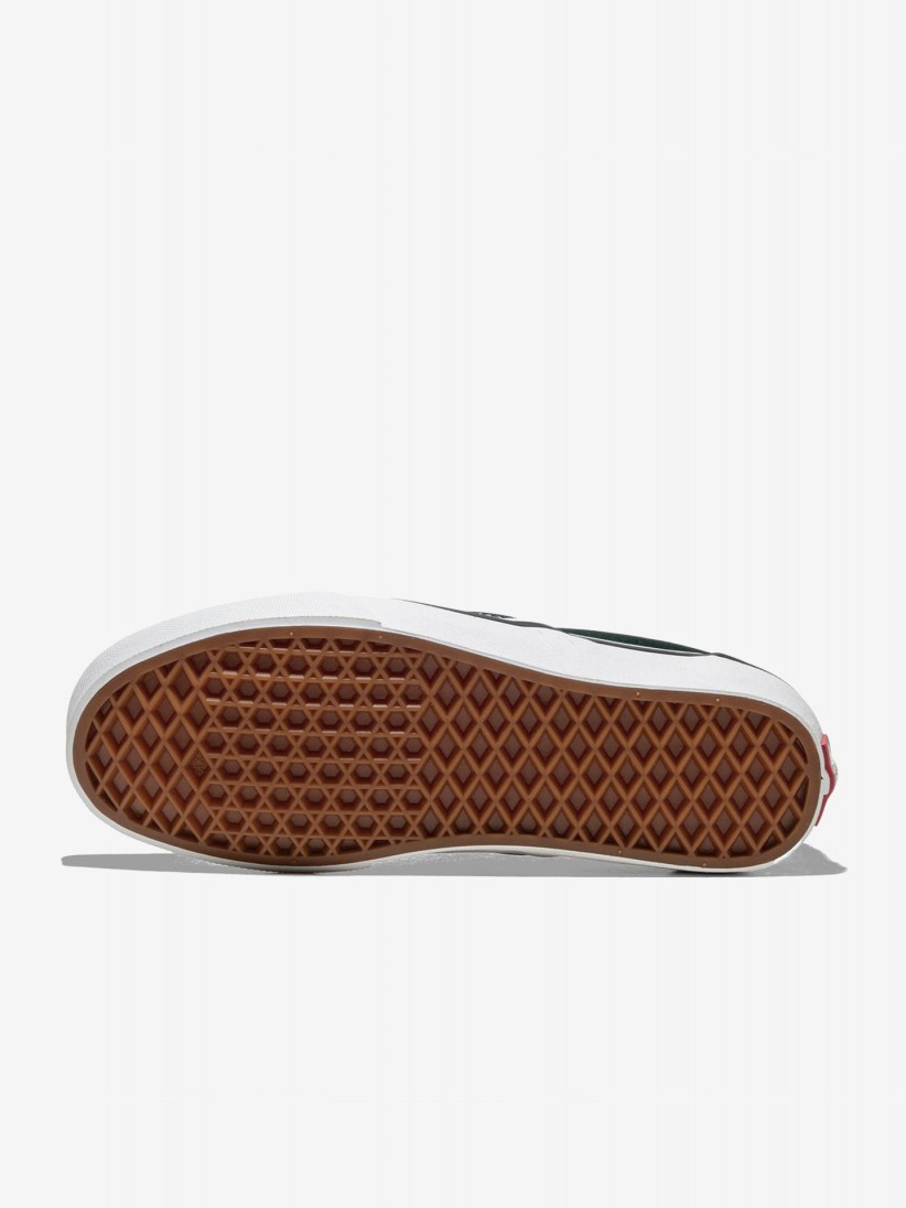 Zapatillas Vans Slip-On Checkerboard Verdes y Blancas