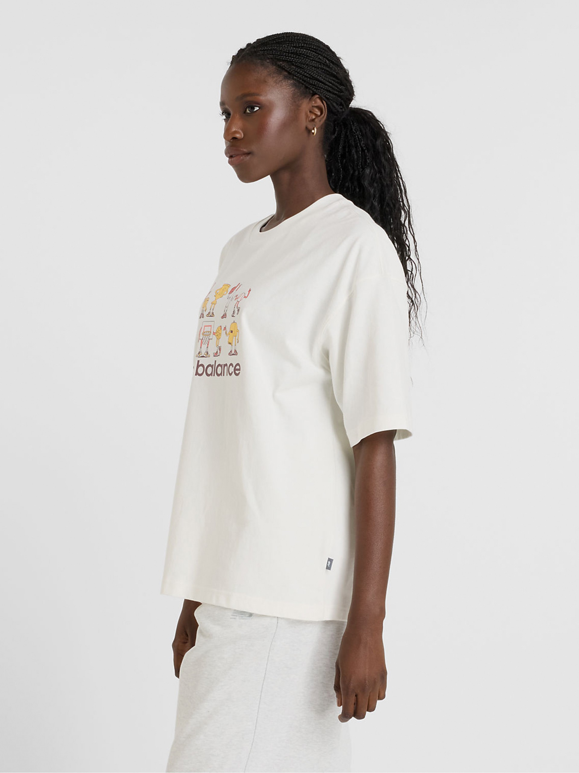 New Balance Athletics Sporting Club Cartoon Beige T-shirt