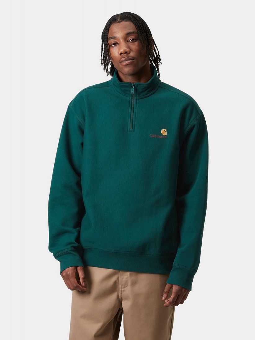 Sudadera con Cremallera Carhartt WIP American Script Sudadera con Cremallera Carhartt WIP American Script