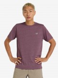 New Balance Sport Essentials Heathertech Burgundy T-shirt