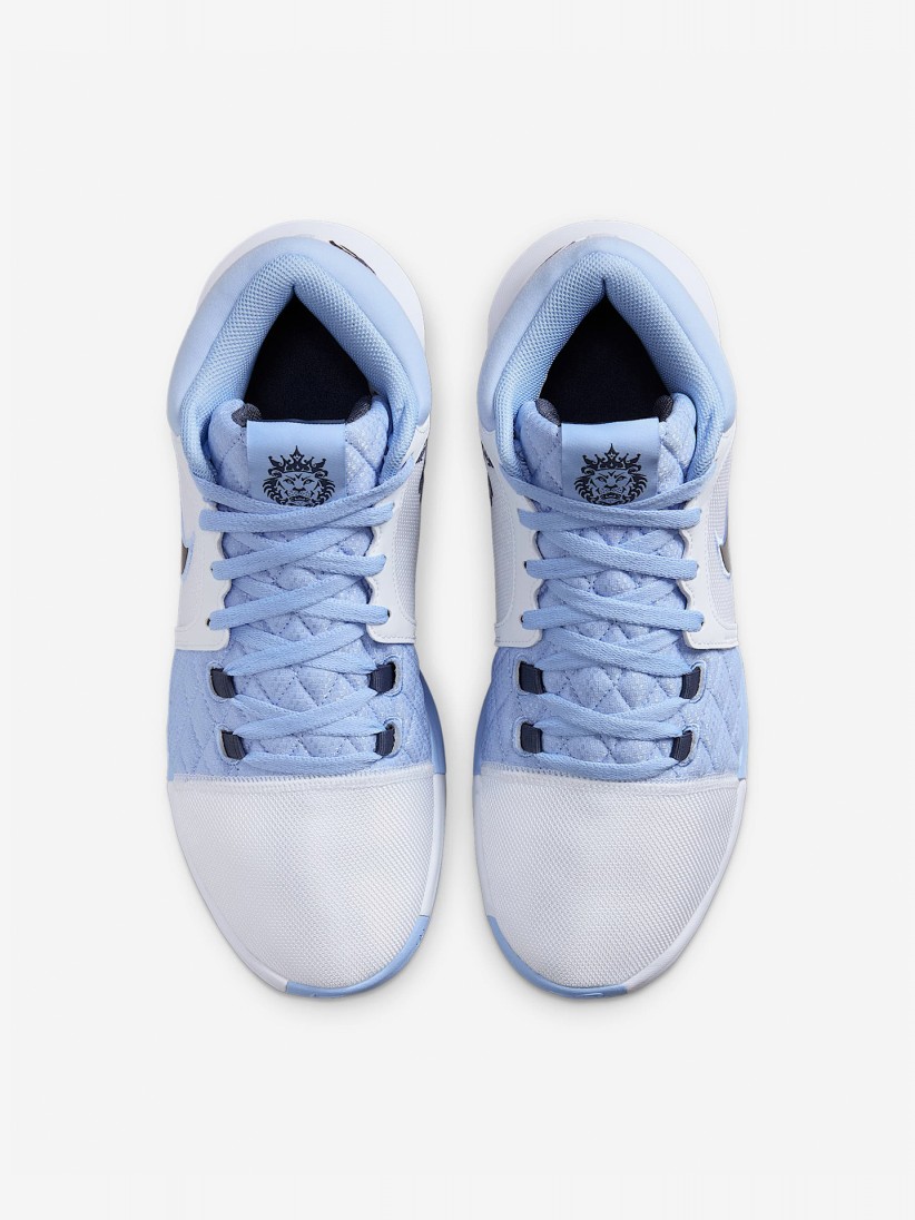 Nike LeBron Witness VIII White Basketball Trainers For Men