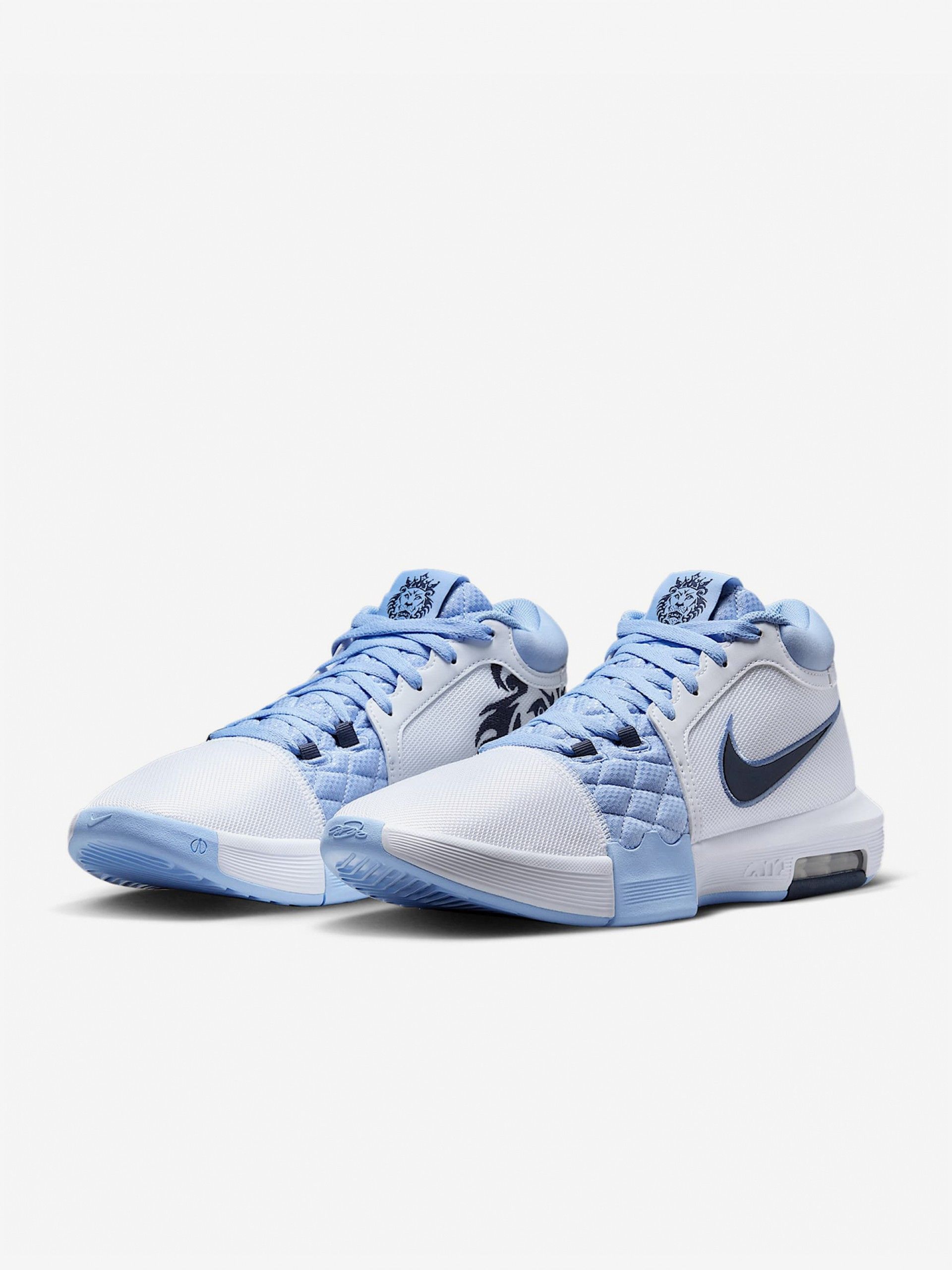 Sapatilhas de Basquetebol Nike LeBron Witness VIII Brancas Para Homem