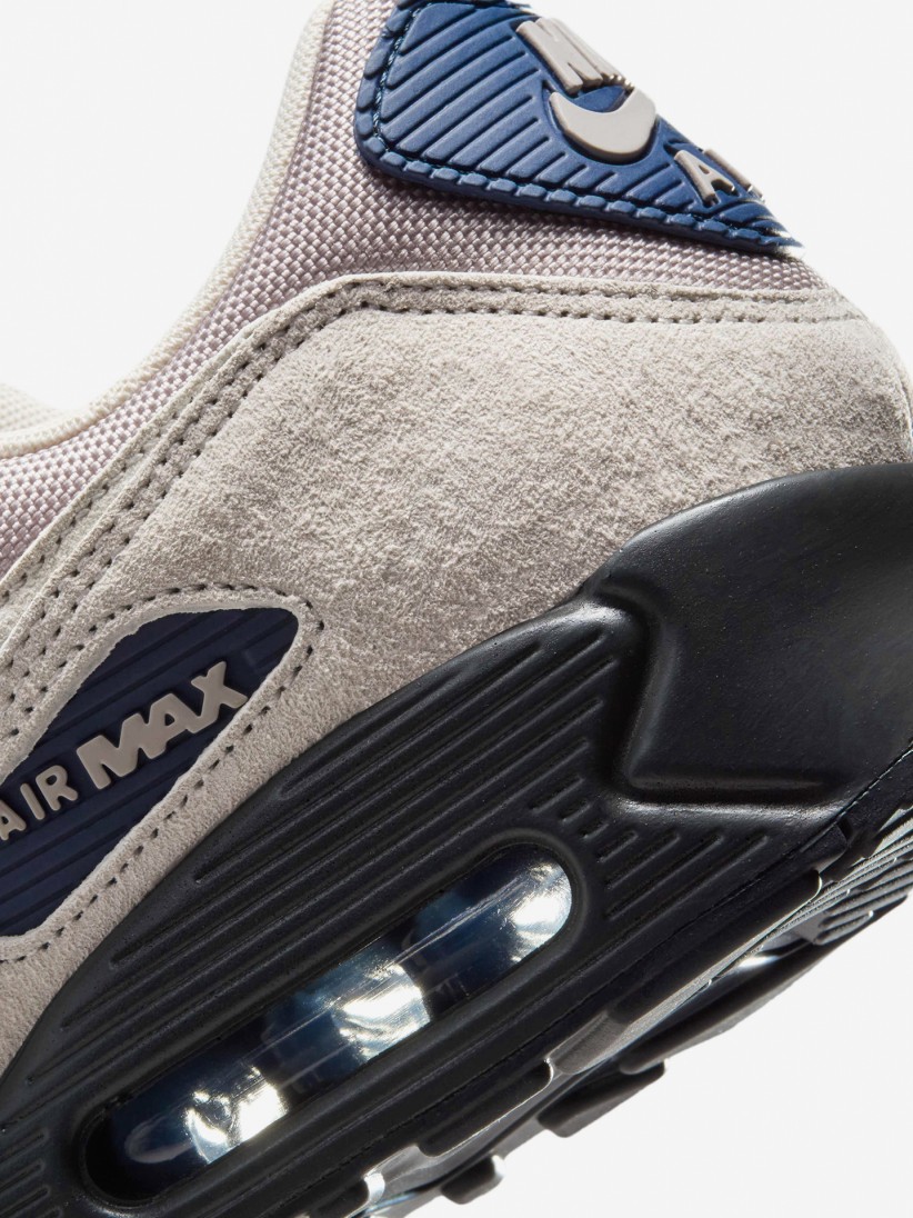 Sapatilhas Nike Air Max 90 Bege e Cinzentas Para Homem