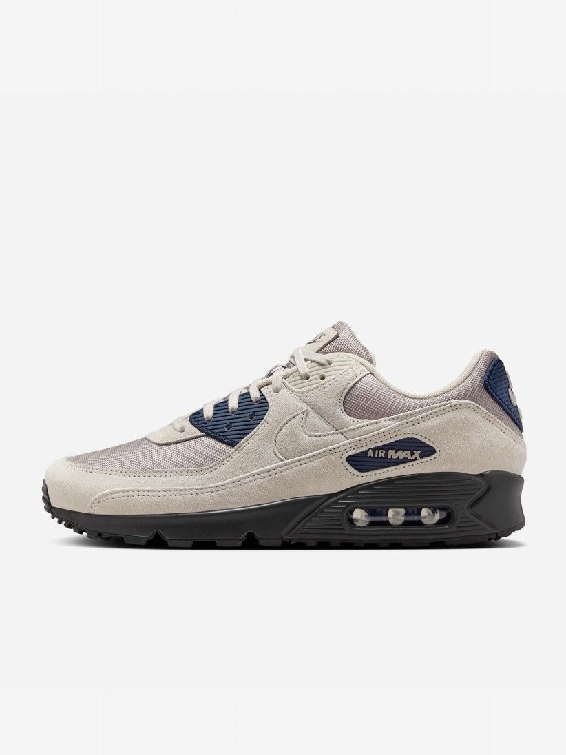 Sapatilhas Nike Air Max 90 Bege e Cinzentas Para Homem