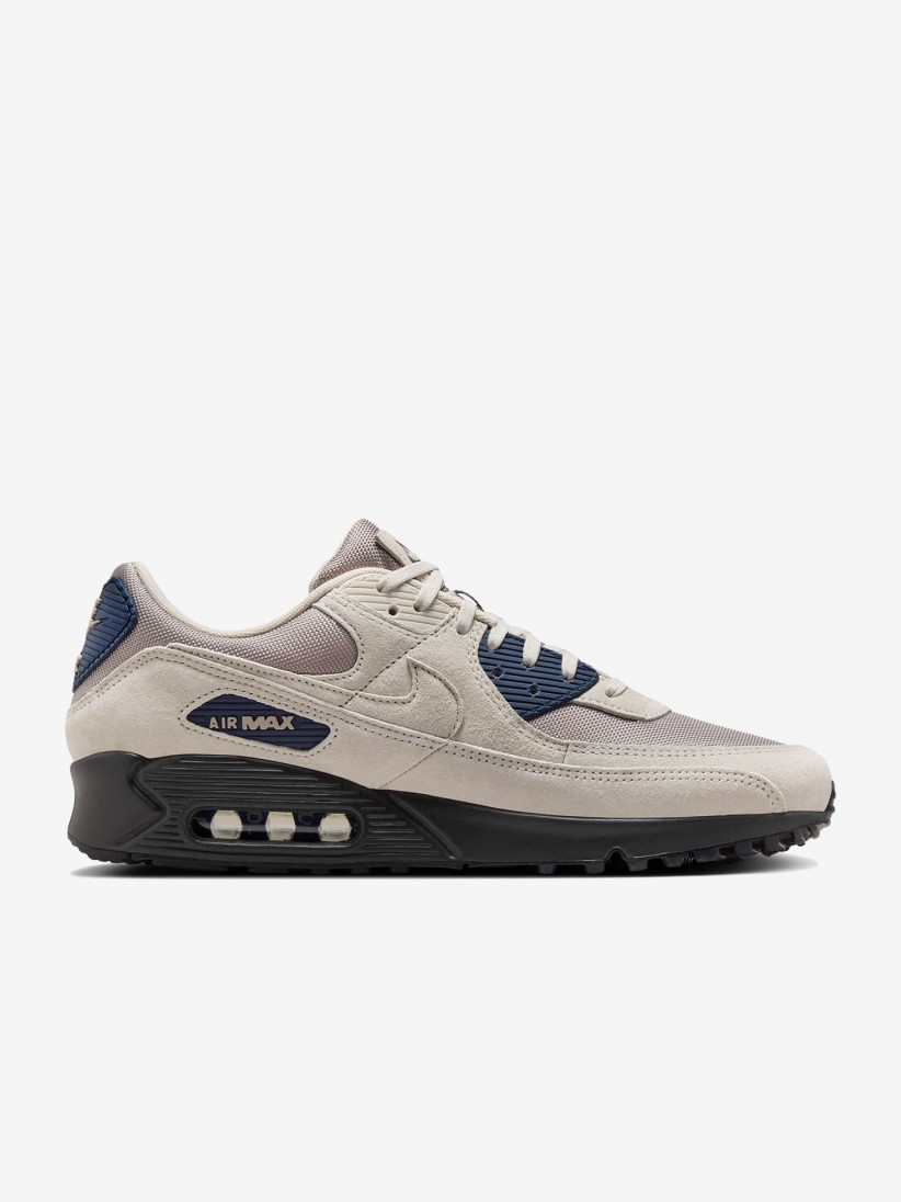 Sapatilhas Nike Air Max 90 Bege e Cinzentas Para Homem
