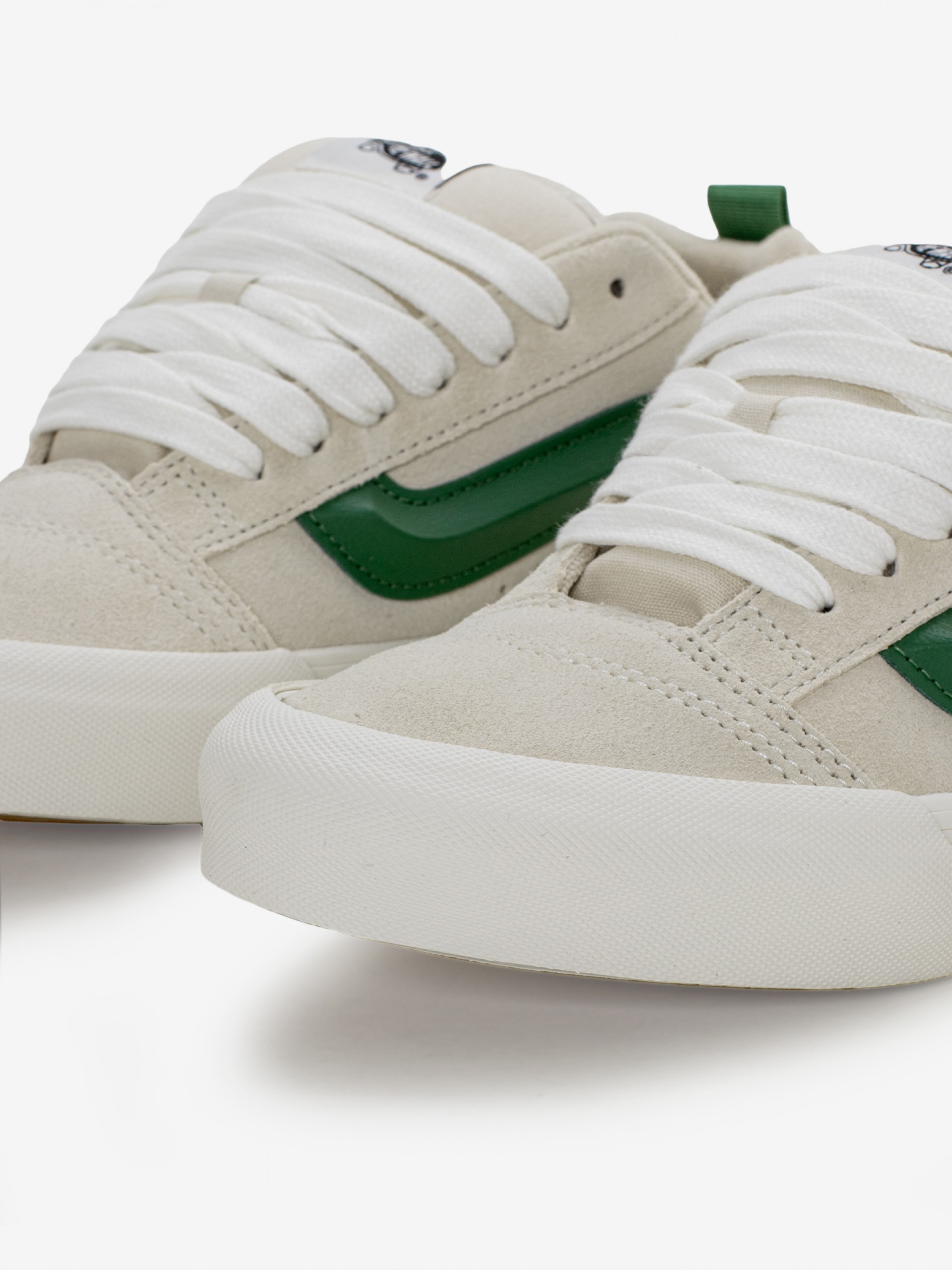 Vans Knu Skool Beige and Green Sneakers