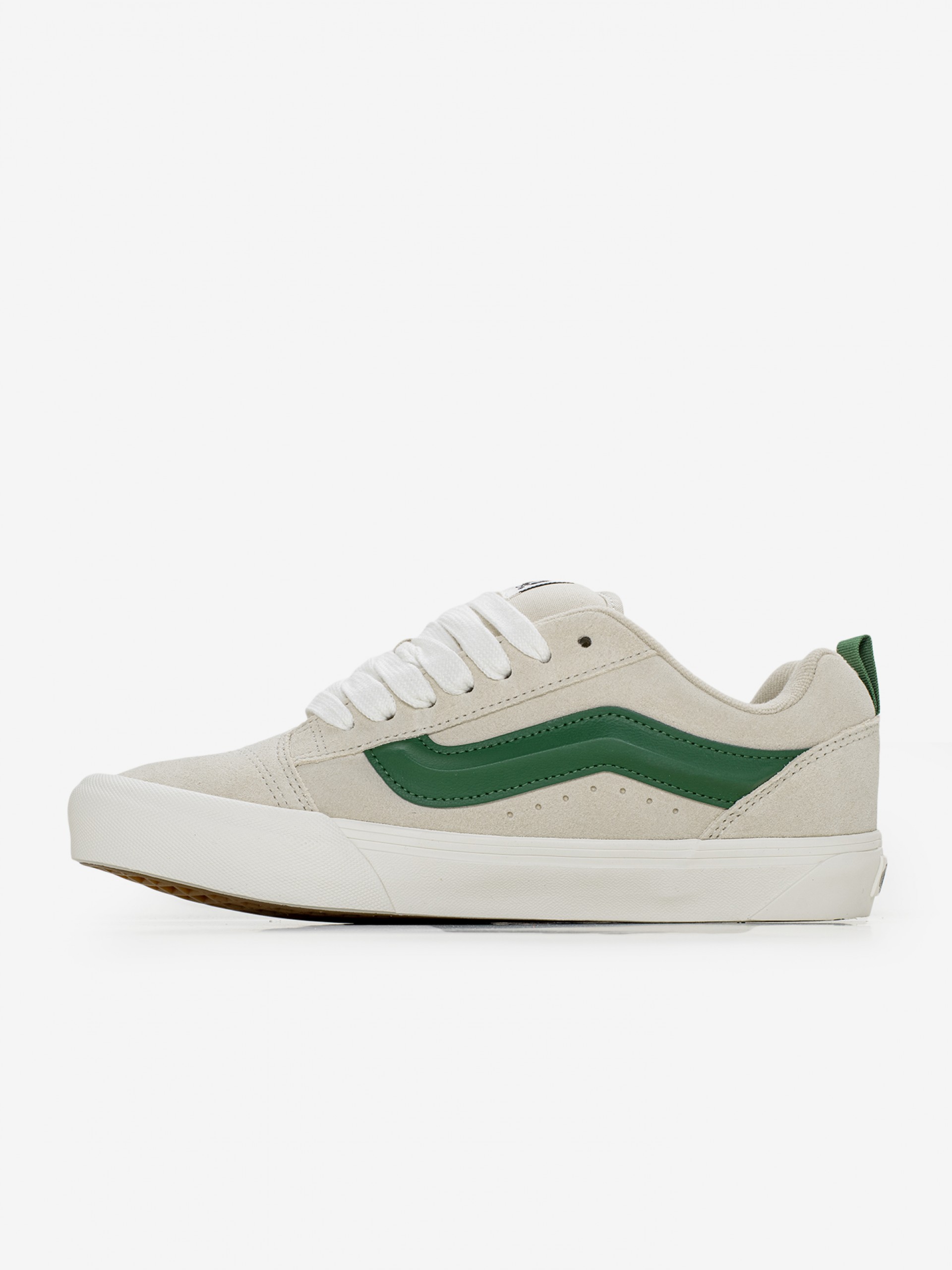 Vans Knu Skool Beige and Green Sneakers