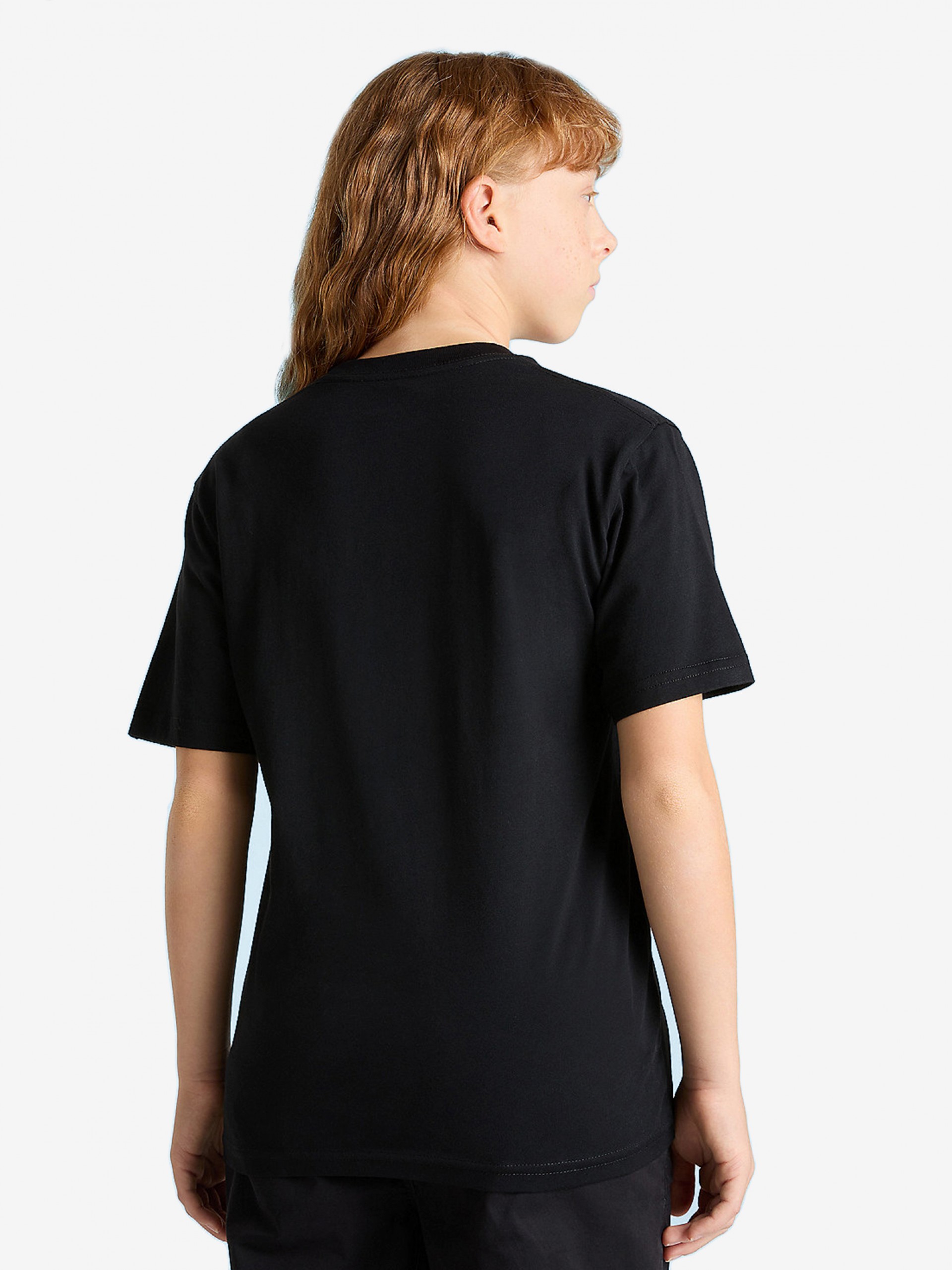 Camiseta Vans Style 76 Kids Negra