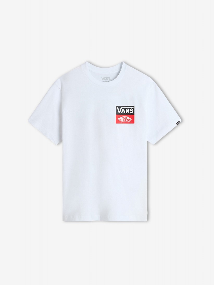 T-shirt Vans OG Logo Kids Branca