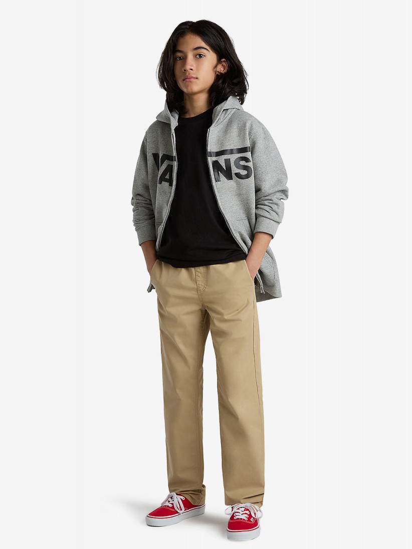 Camiseta Vans By Left Chest Kids Negra