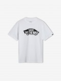 T-shirt Vans Style 76 Kids Branca