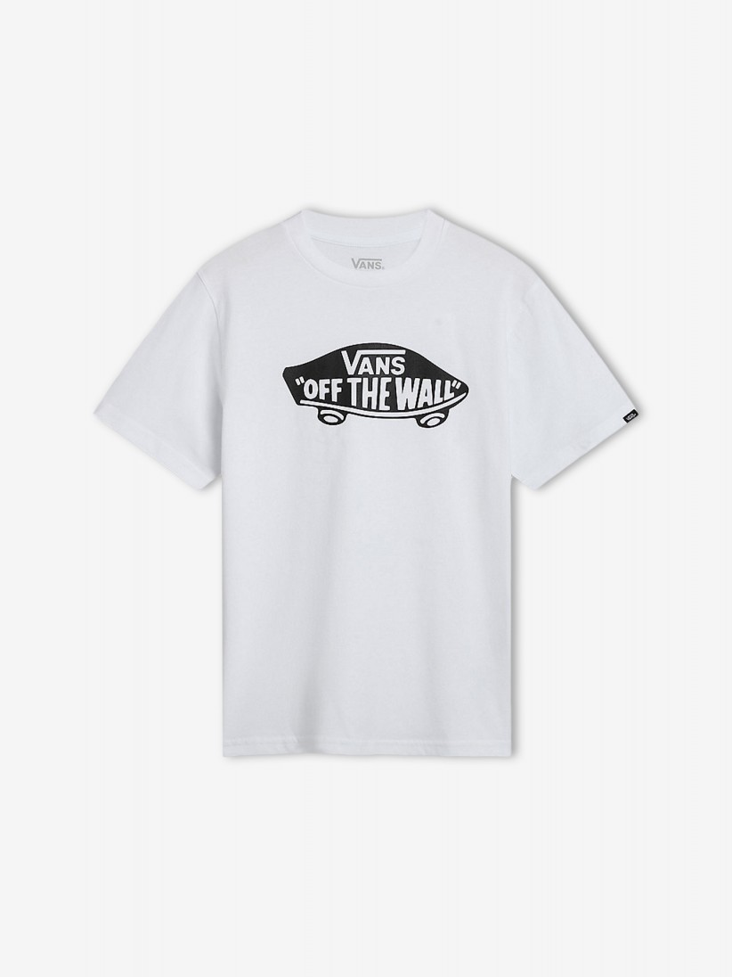 T-shirt Vans Style 76 Kids Branca