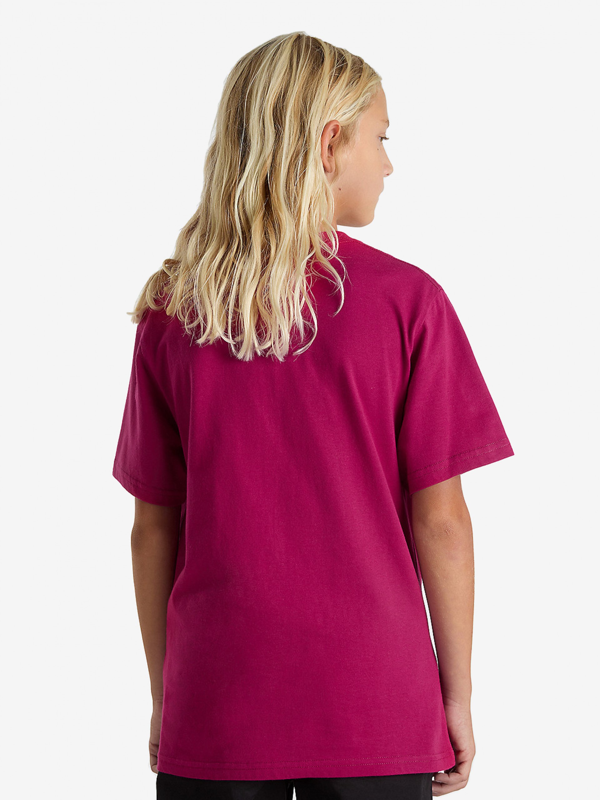 T-shirt Vans Checker Drop Kids Rosa