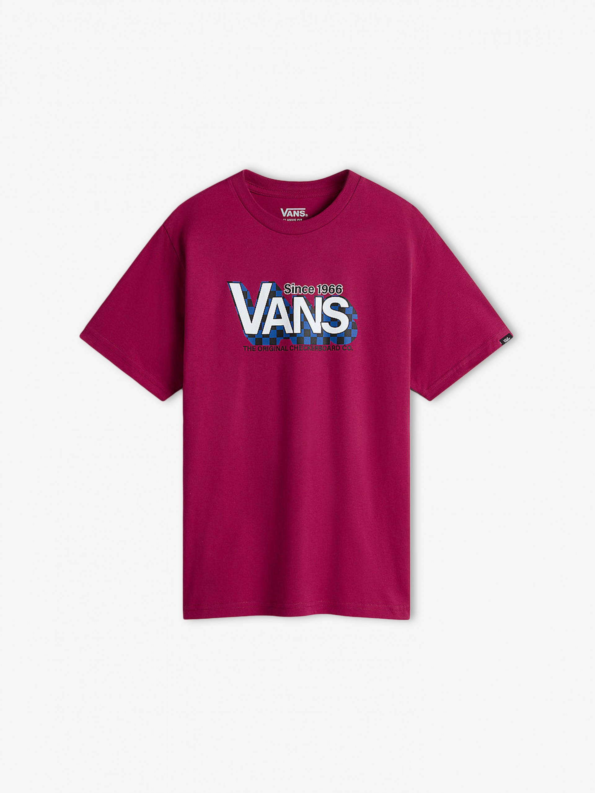 T-shirt Vans Checker Drop Kids Rosa