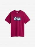 T-shirt Vans Checker Drop Kids Rosa