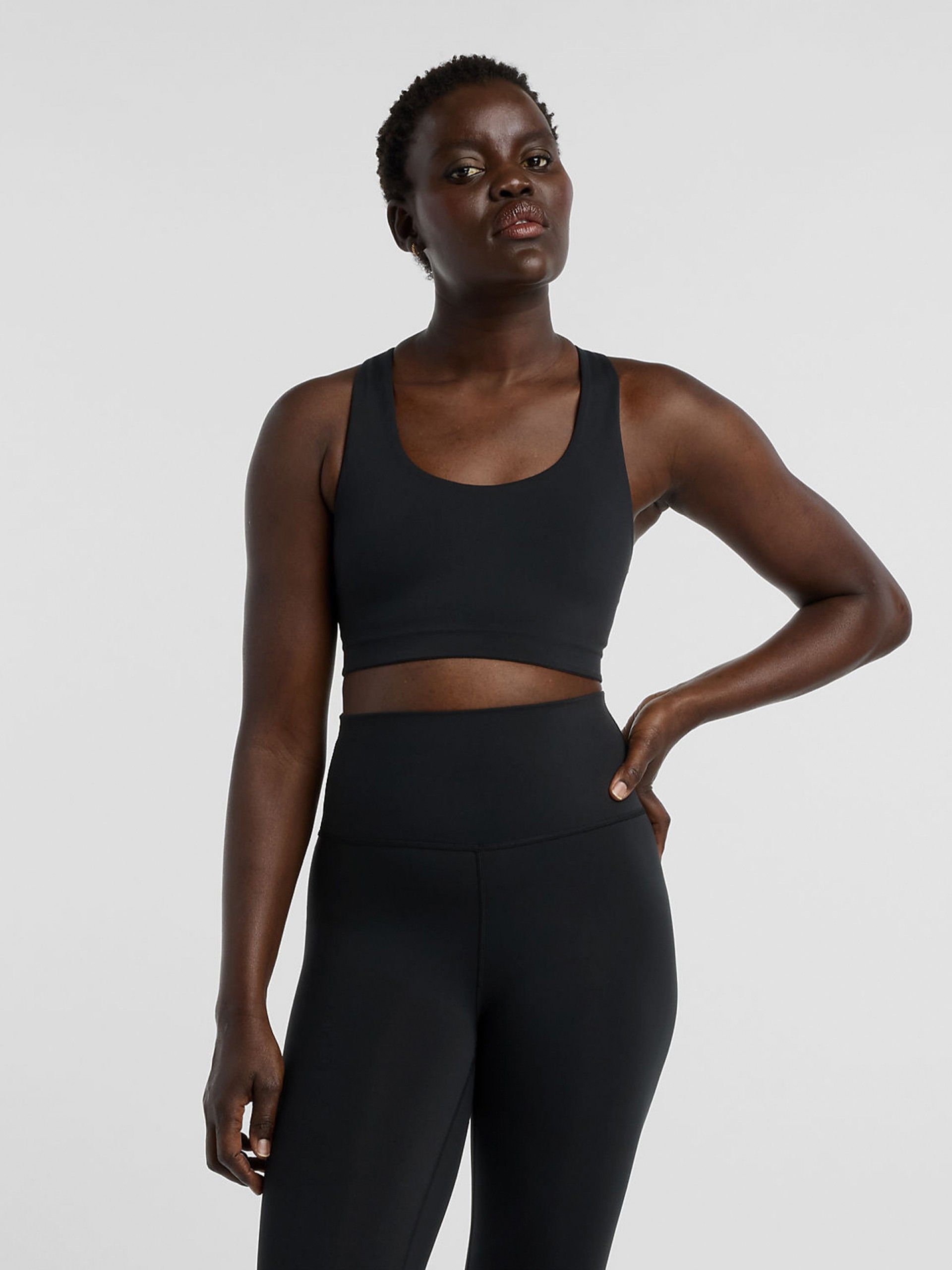 Sujetador Deportivo New Balance Define Train Sujeción Media Negro