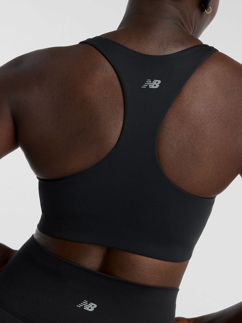 Sujetador Deportivo New Balance Define Train Sujecin Media Negro