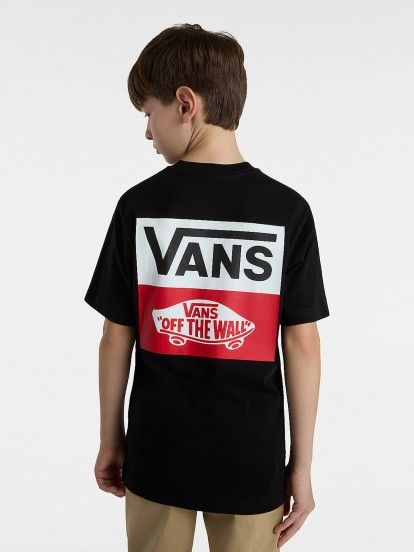 Camiseta Vans OG Logo Kids Negra