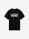 T-shirt Vans Classic Kids Preta