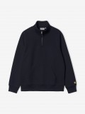 Carhartt WIP Chase Neck Blue Zip Sweater