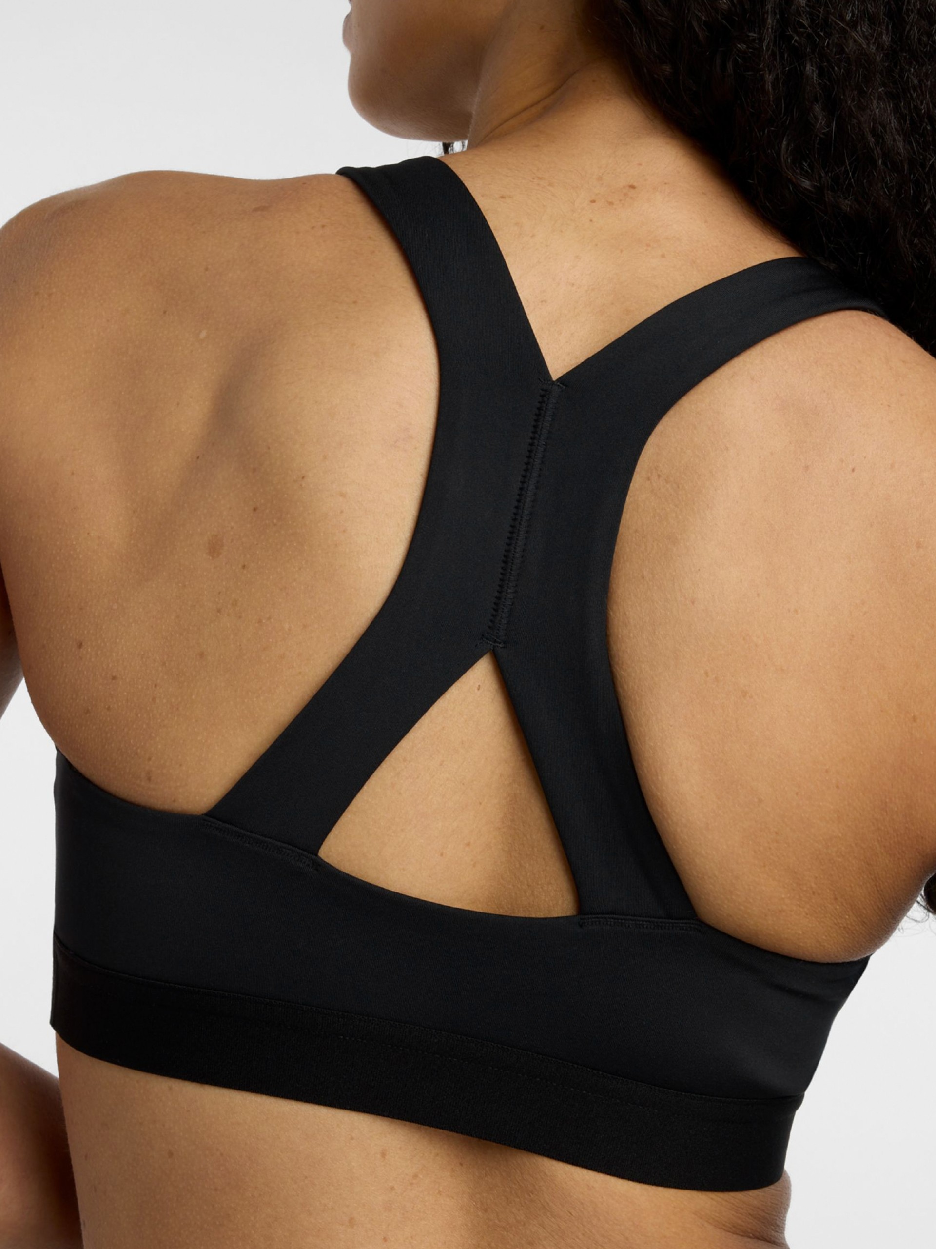 New Balance Essential Train Black Medium Support Sports Bra