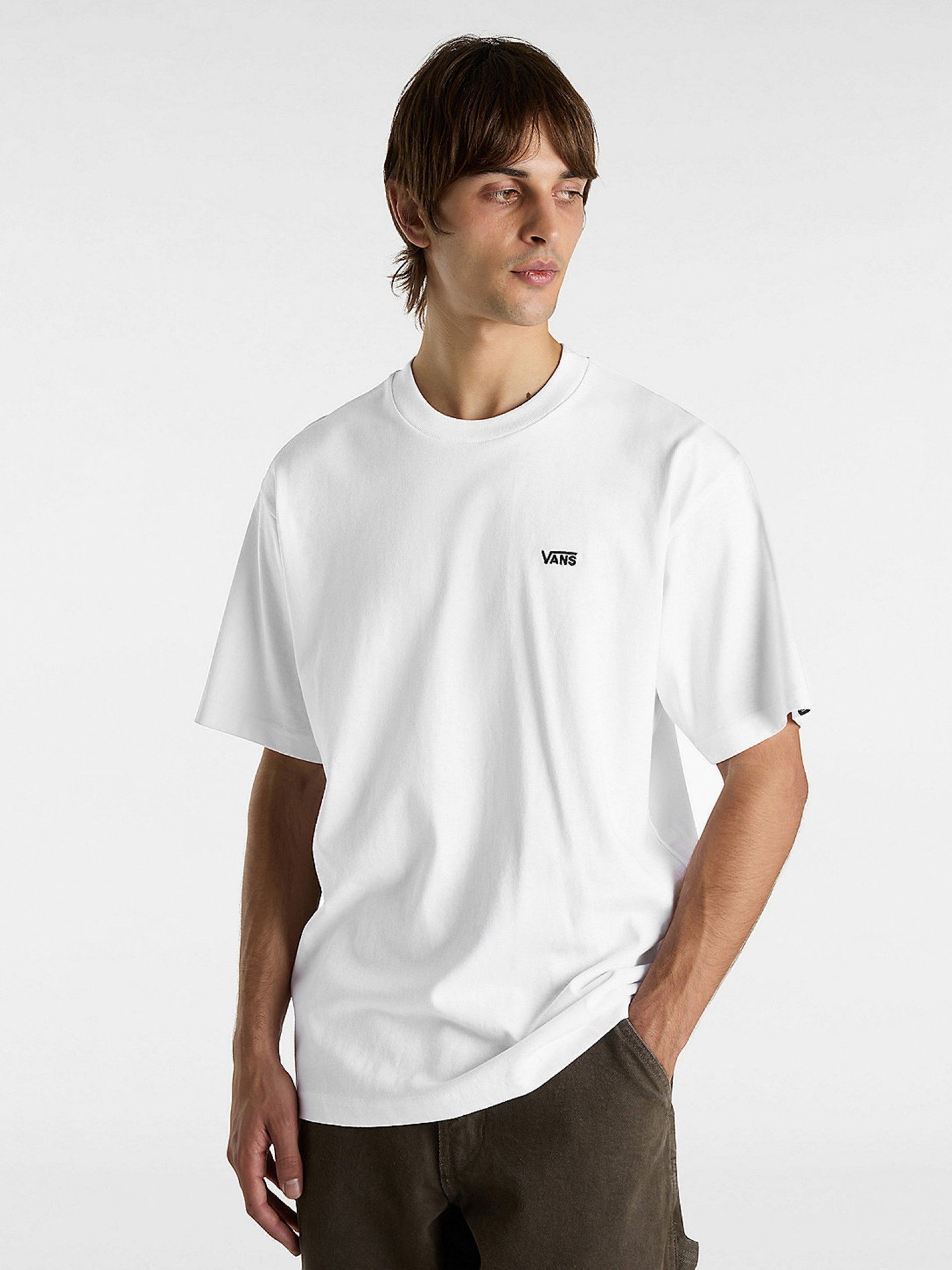 T-shirt Vans Left Chest II Branca