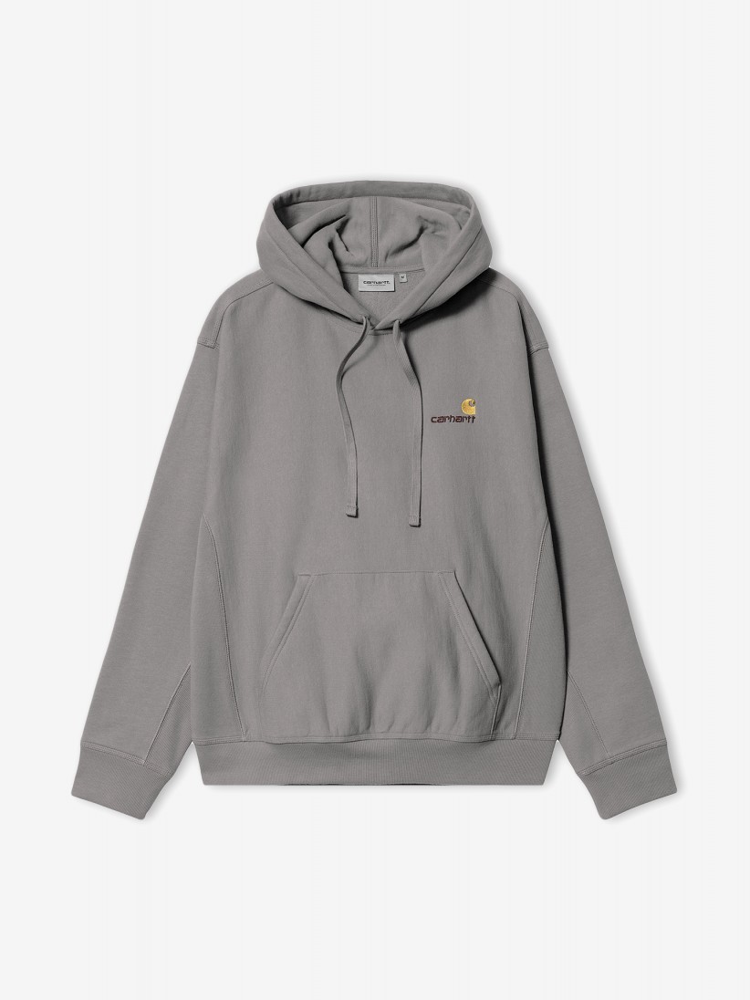 Carhartt WIP American Script Grey Hoodie