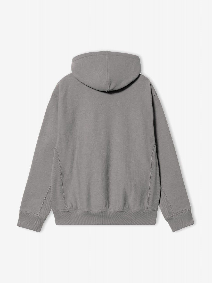 Carhartt WIP American Script Grey Hoodie