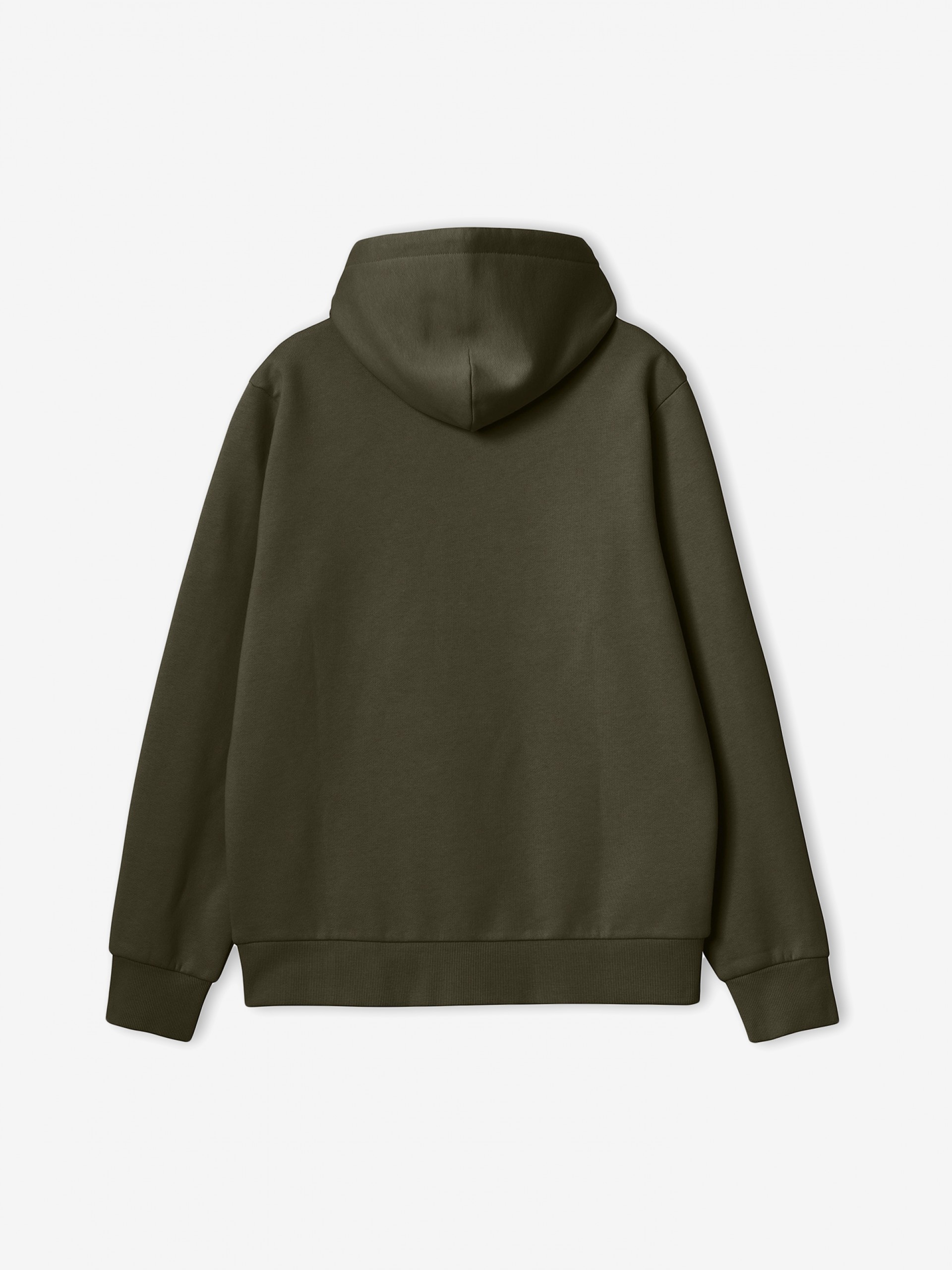Carhartt WIP Script Embroidery Green Hoodie