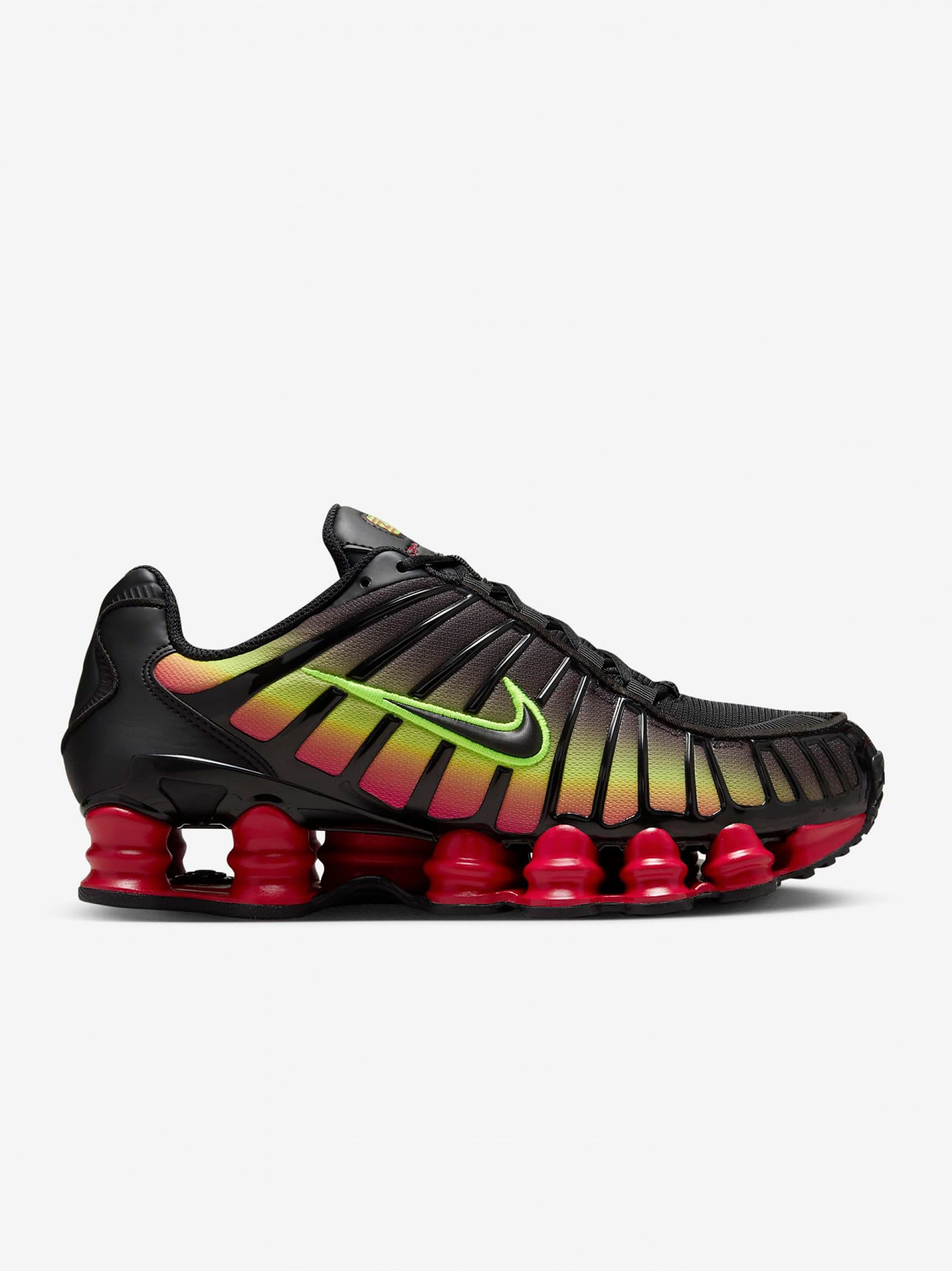 Zapatillas Nike Shox TL Negras y Rojas
