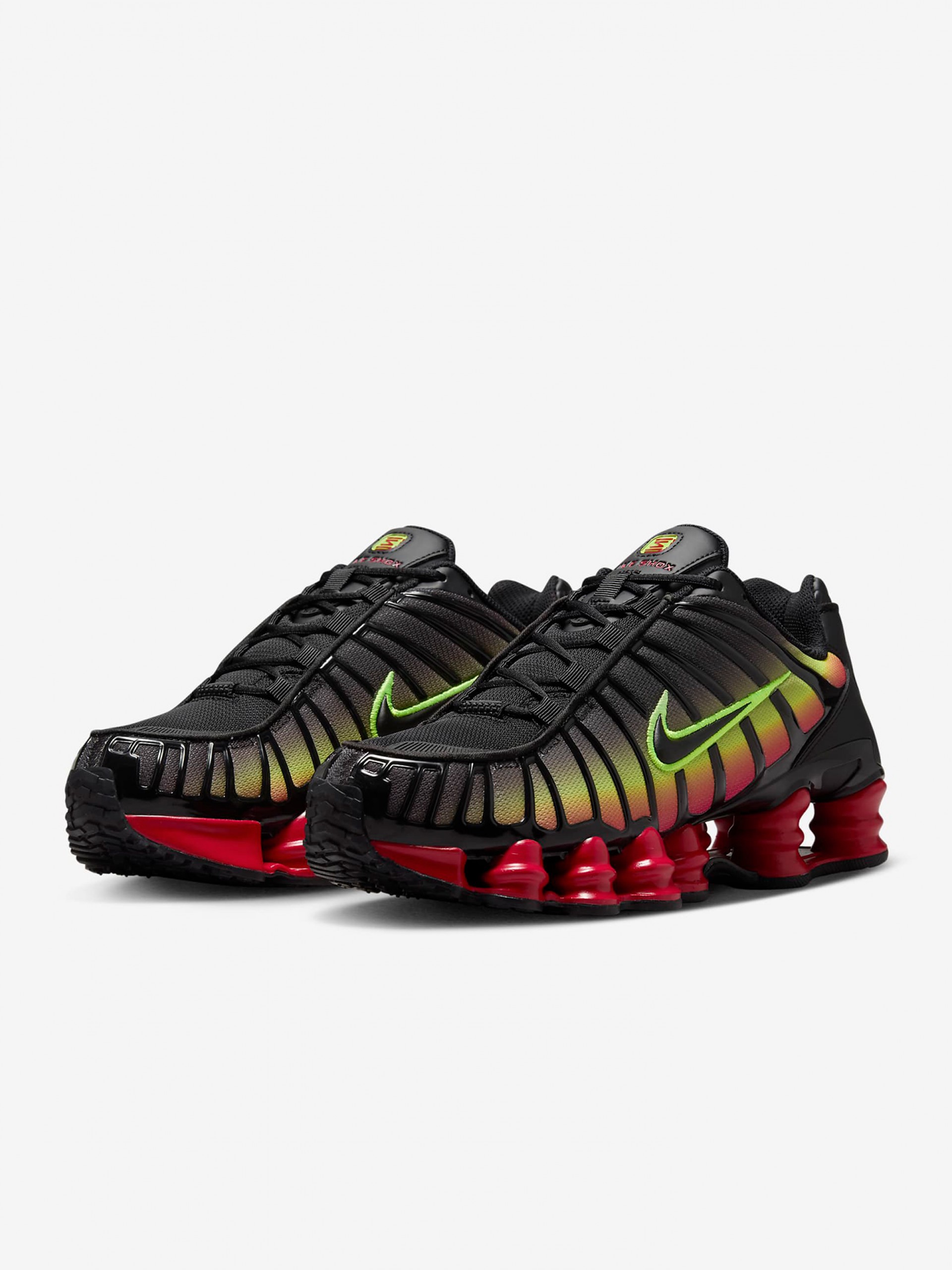 Zapatillas Nike Shox TL Negras y Rojas