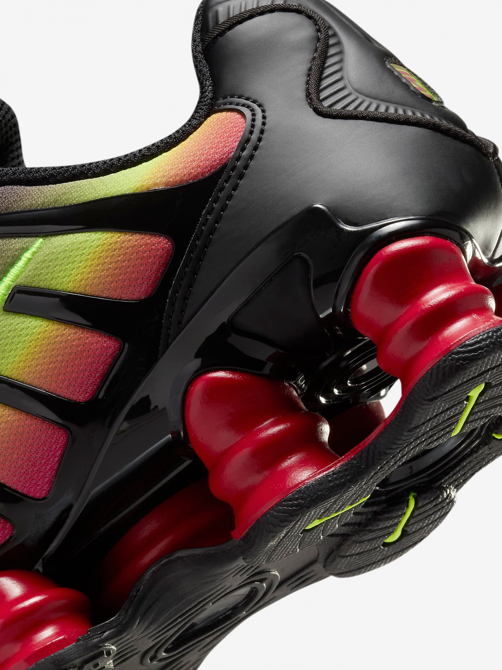 Zapatillas Nike Shox TL Negras y Rojas