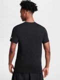 Camiseta Nike Sportswear Triple Swoosh Negra Para Hombre